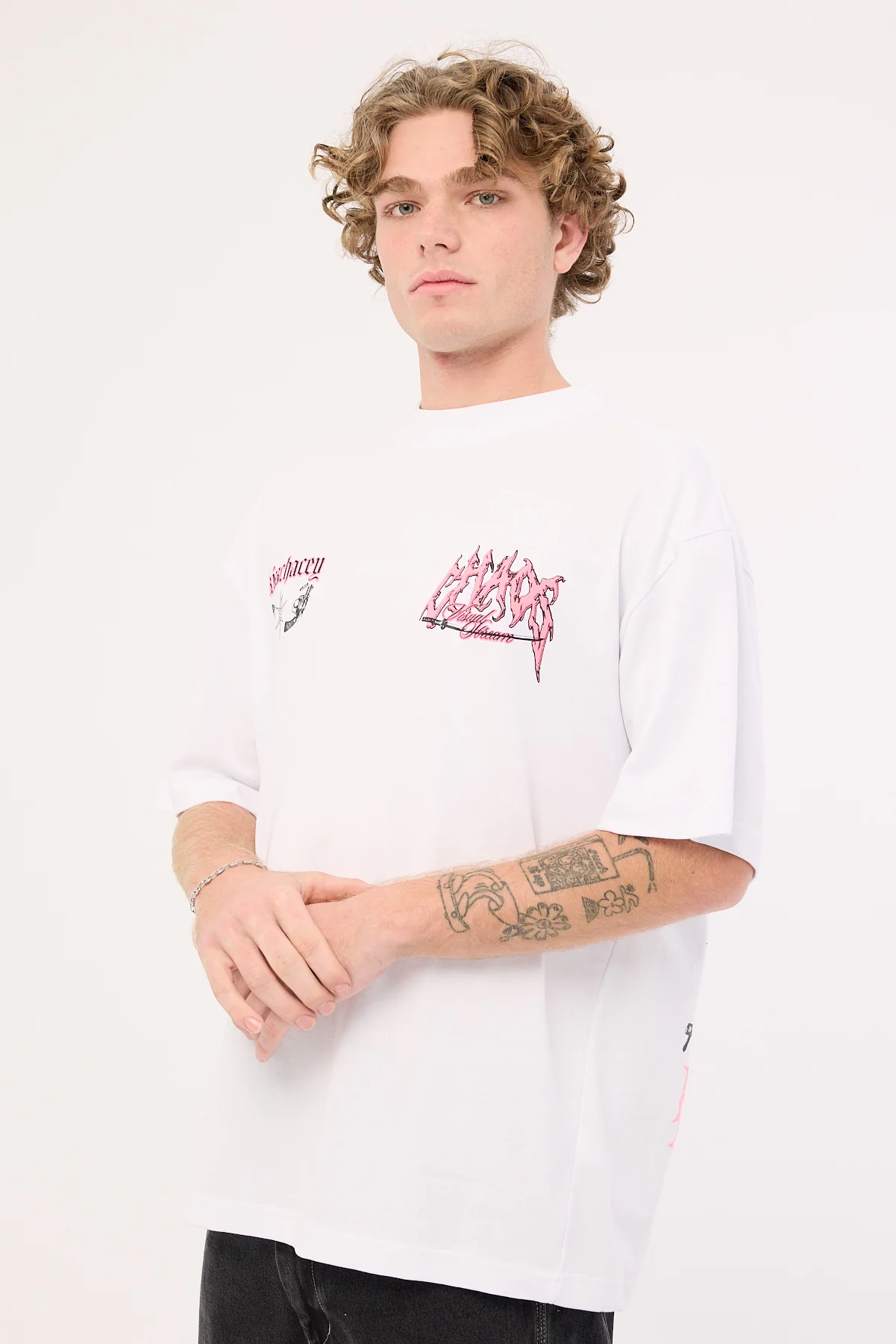 Kiss Chacey Katana Street Tee White - Image 6