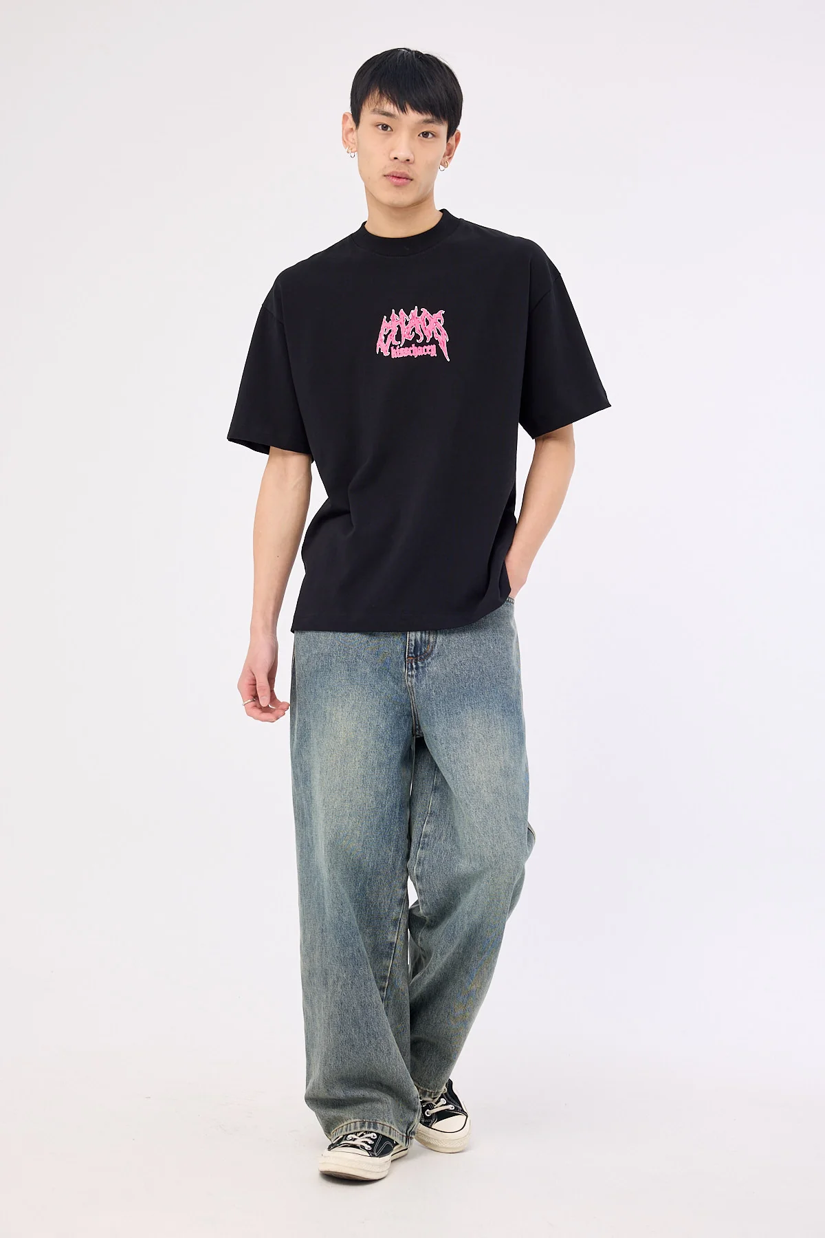Kiss Chacey Melt Street Tee Jet Black - Image 2