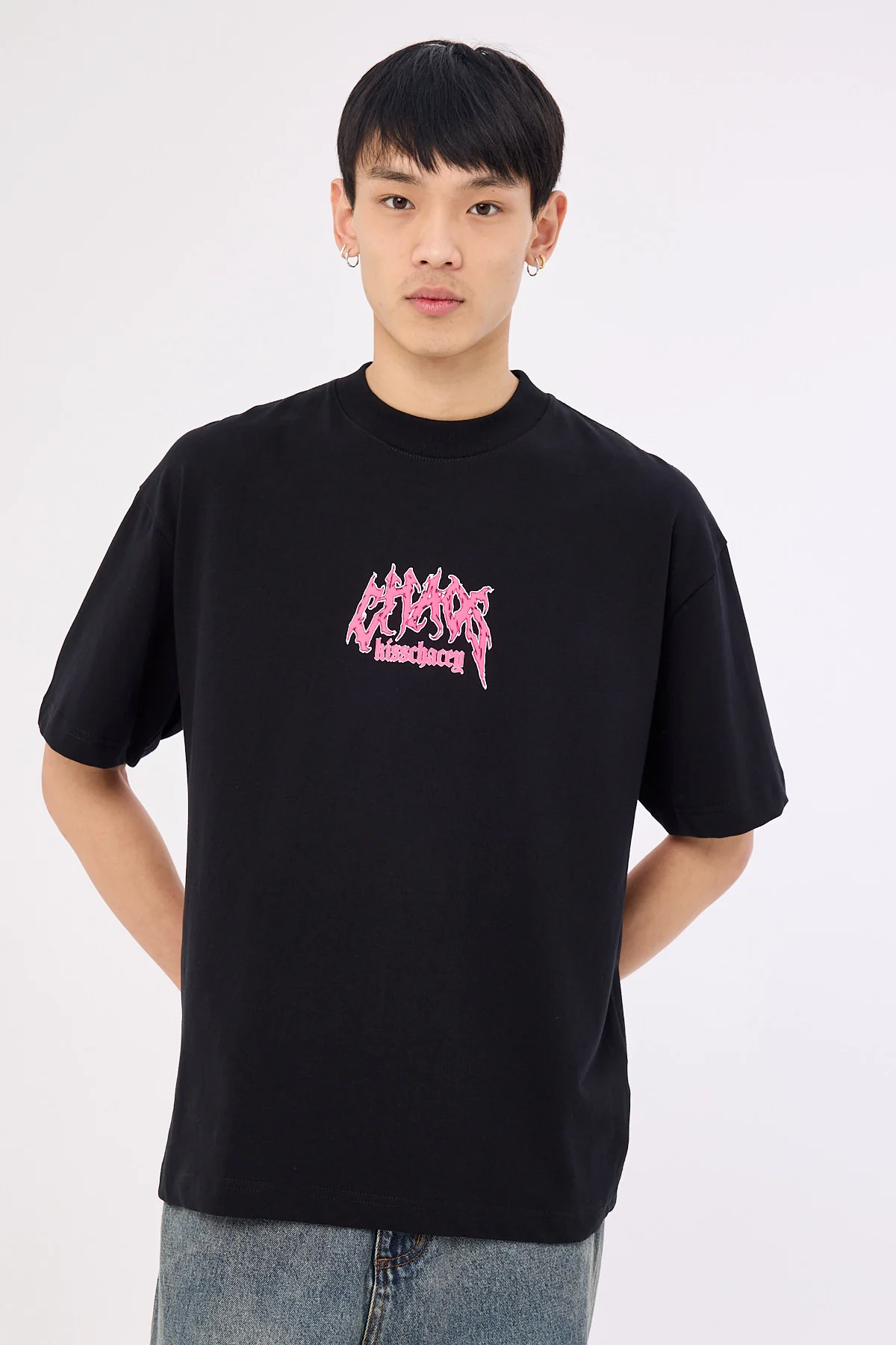 Kiss Chacey Melt Street Tee Jet Black - Image 3
