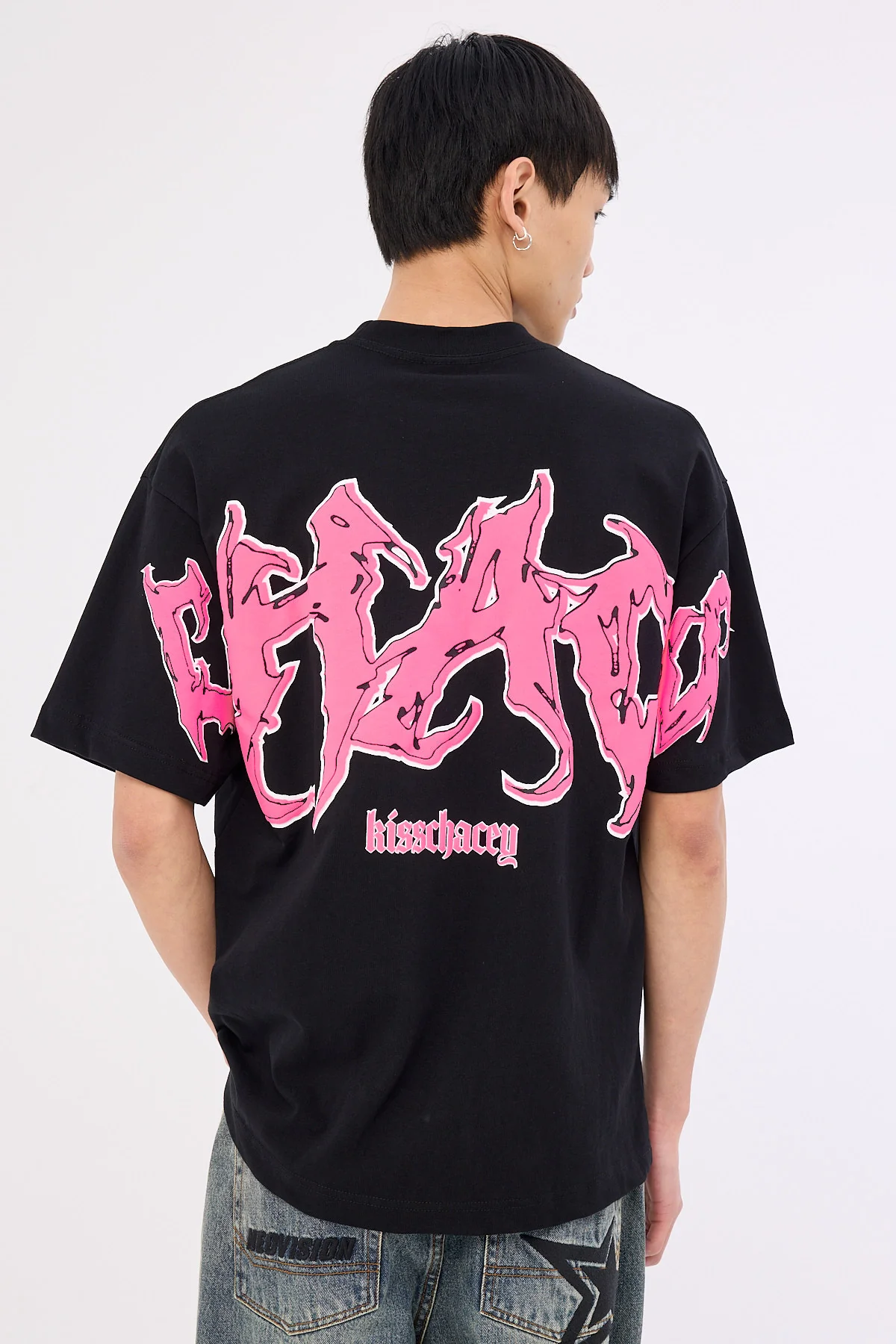 Kiss Chacey Melt Street Tee Jet Black - Image 5