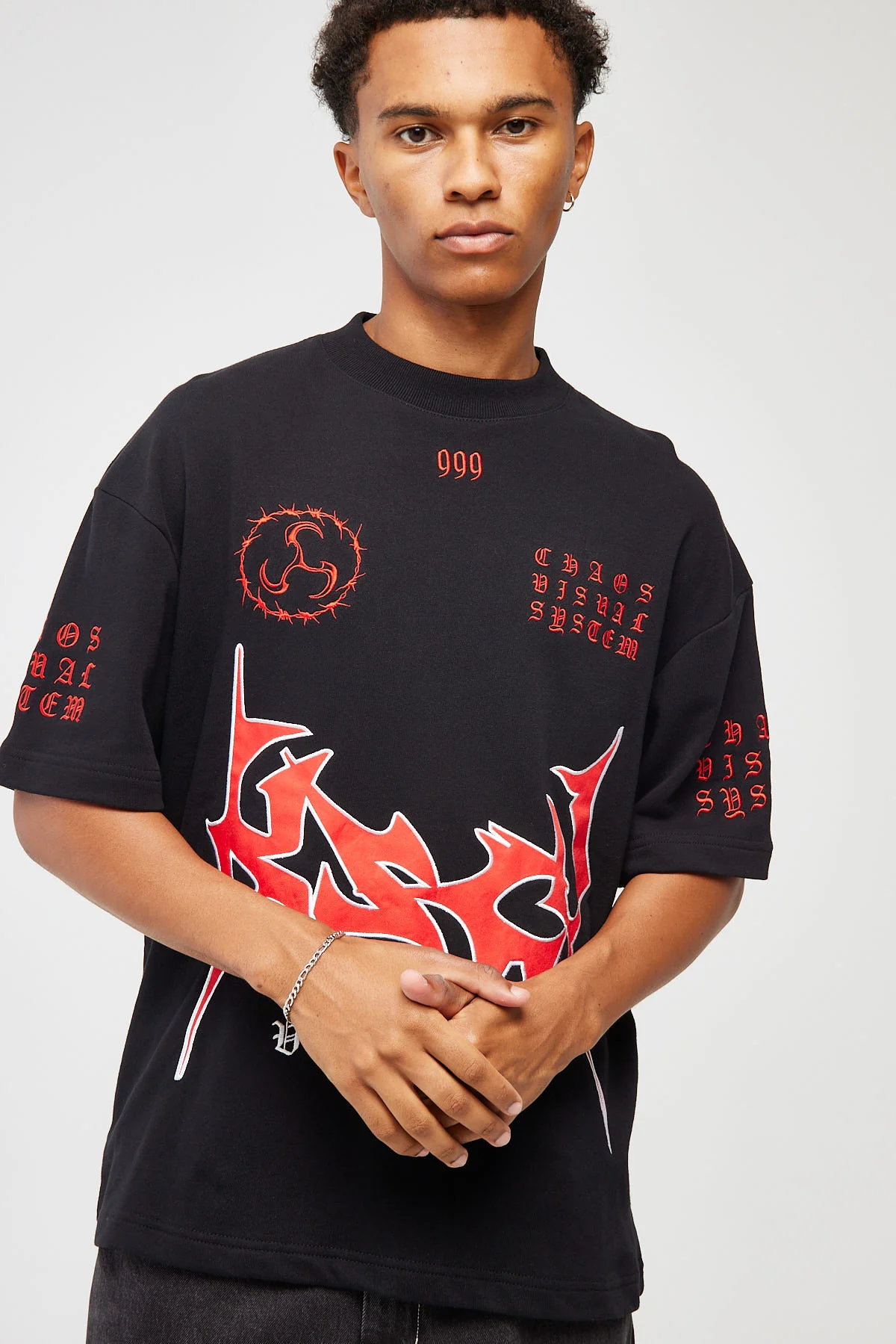 Kiss Chacey Obsidian Loopback Street Tee Jet Black - Image 2