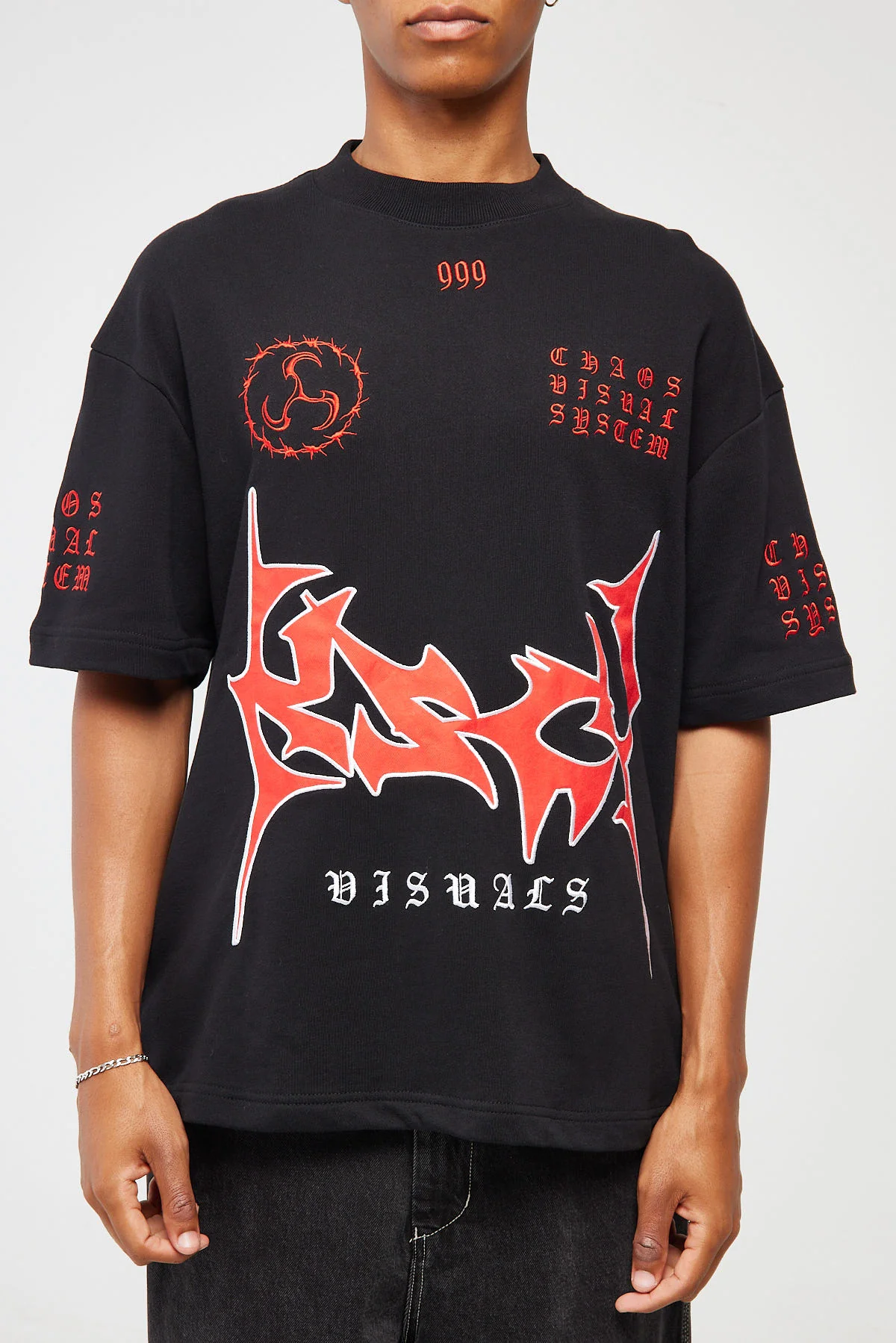 Kiss Chacey Obsidian Loopback Street Tee Jet Black - Image 7