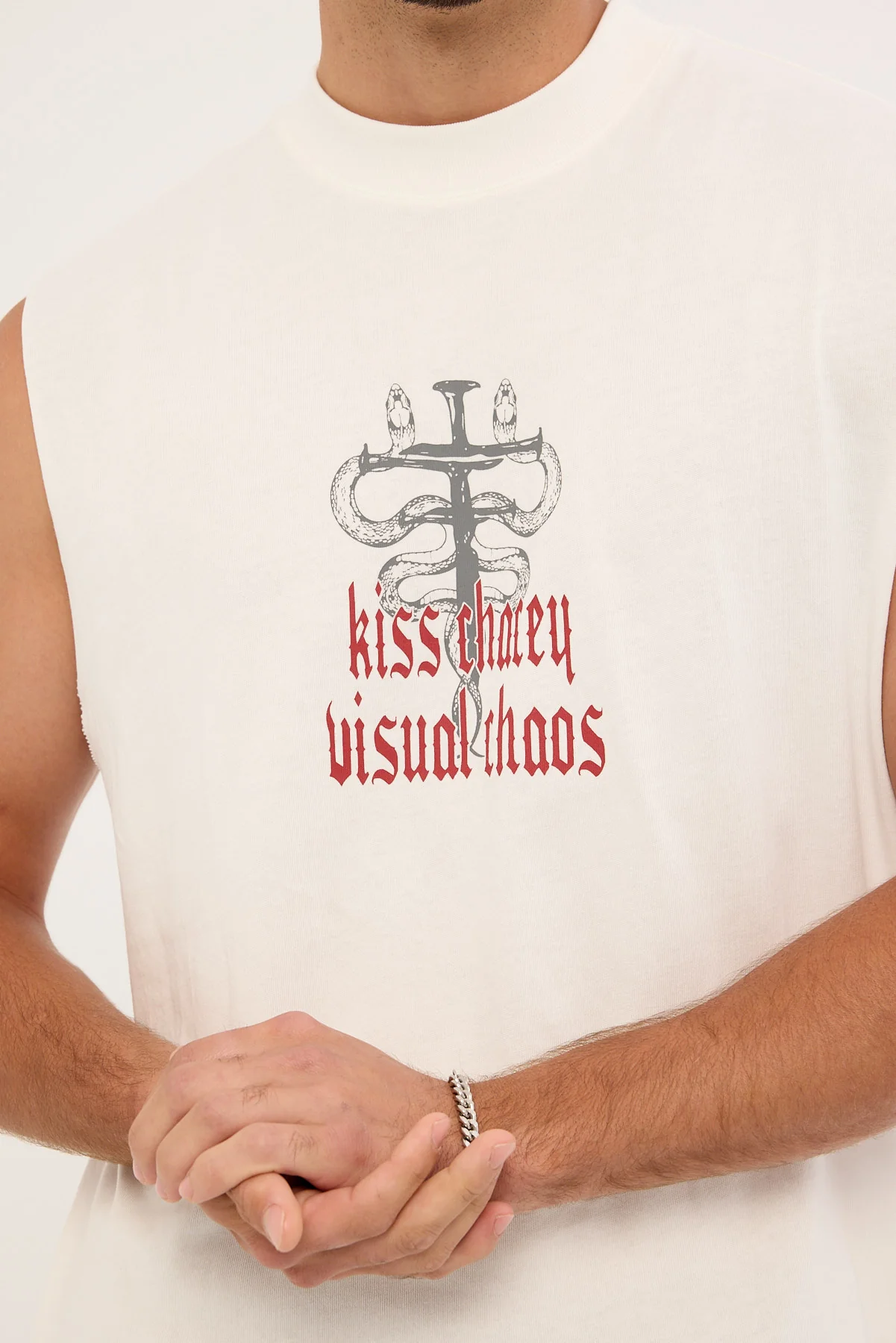 Kiss Chacey Pray Soul Street Muscle Natural White - Image 4