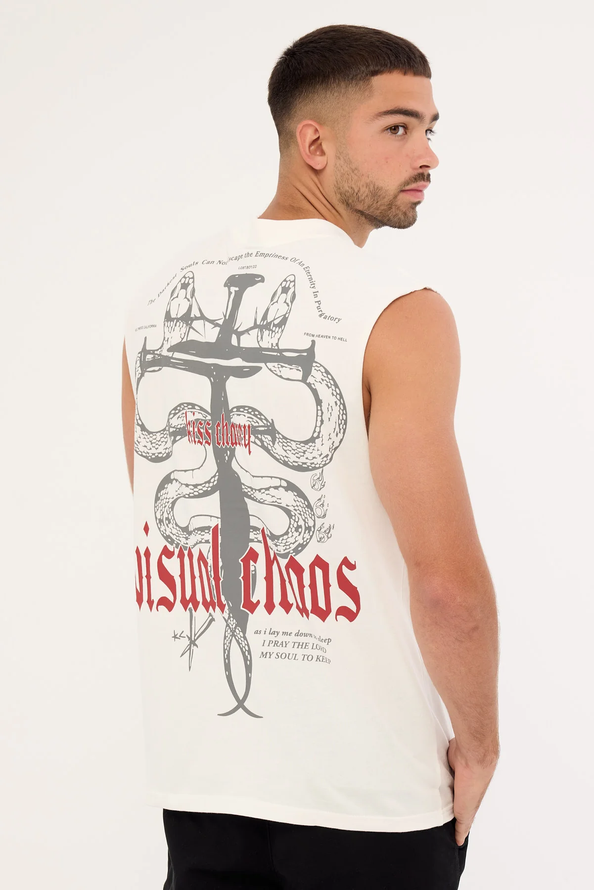 Kiss Chacey Pray Soul Street Muscle Natural White - Image 6