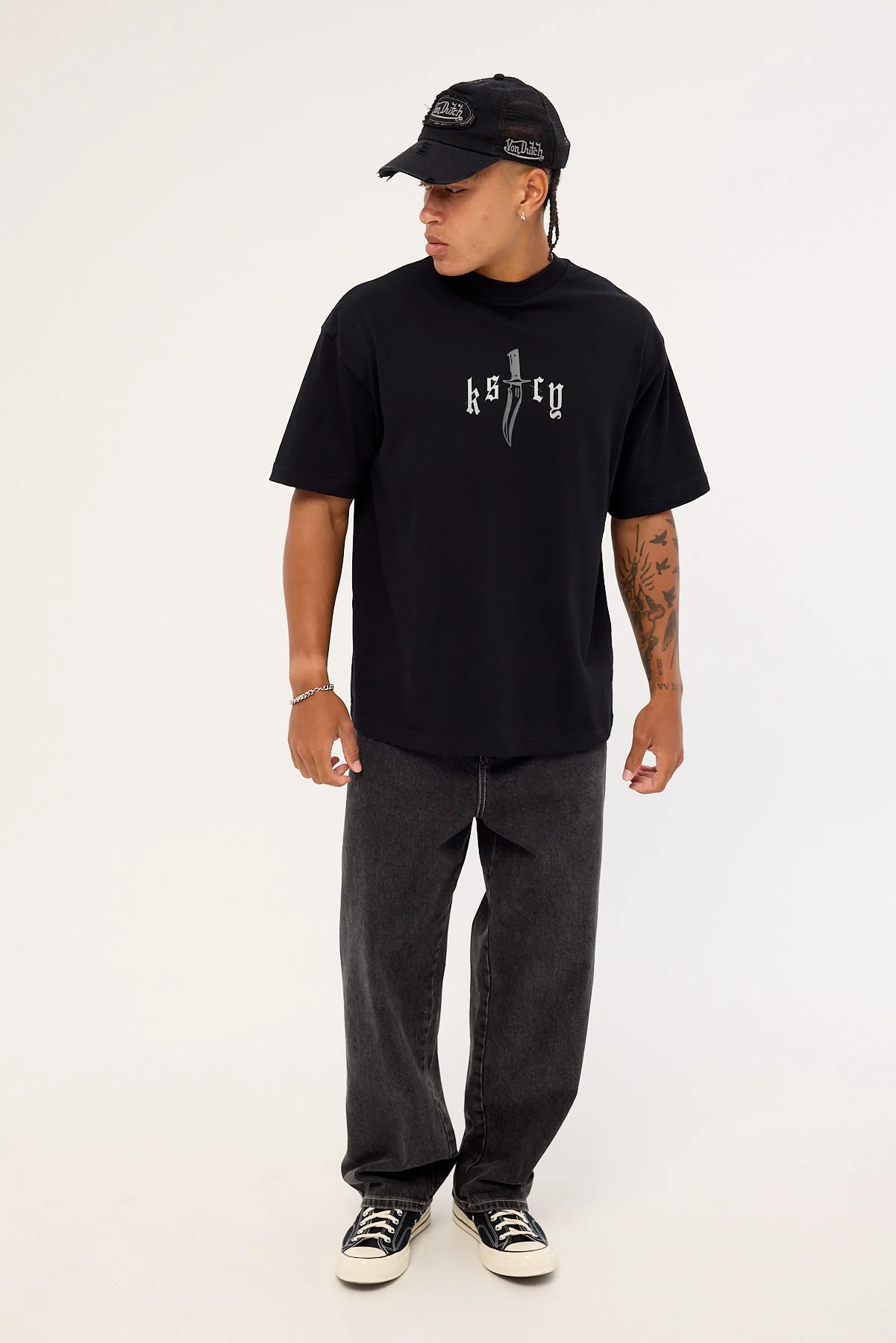 Kiss Chacey Rambo Street Tee Jet Black - Image 2
