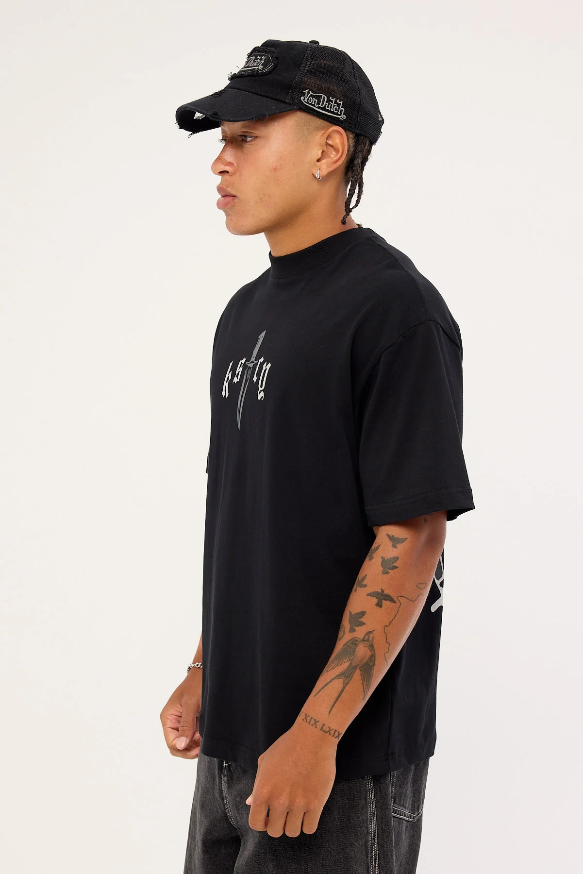 Kiss Chacey Rambo Street Tee Jet Black - Image 4