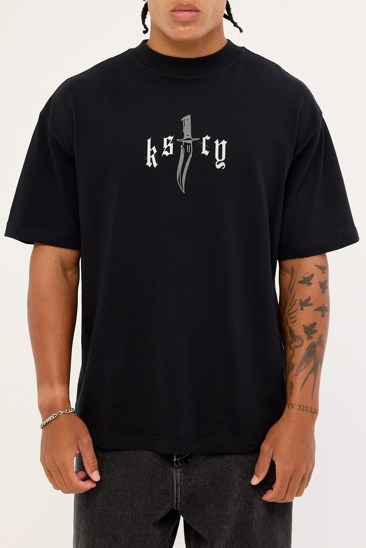 Kiss Chacey Rambo Street Tee Jet Black - Image 7