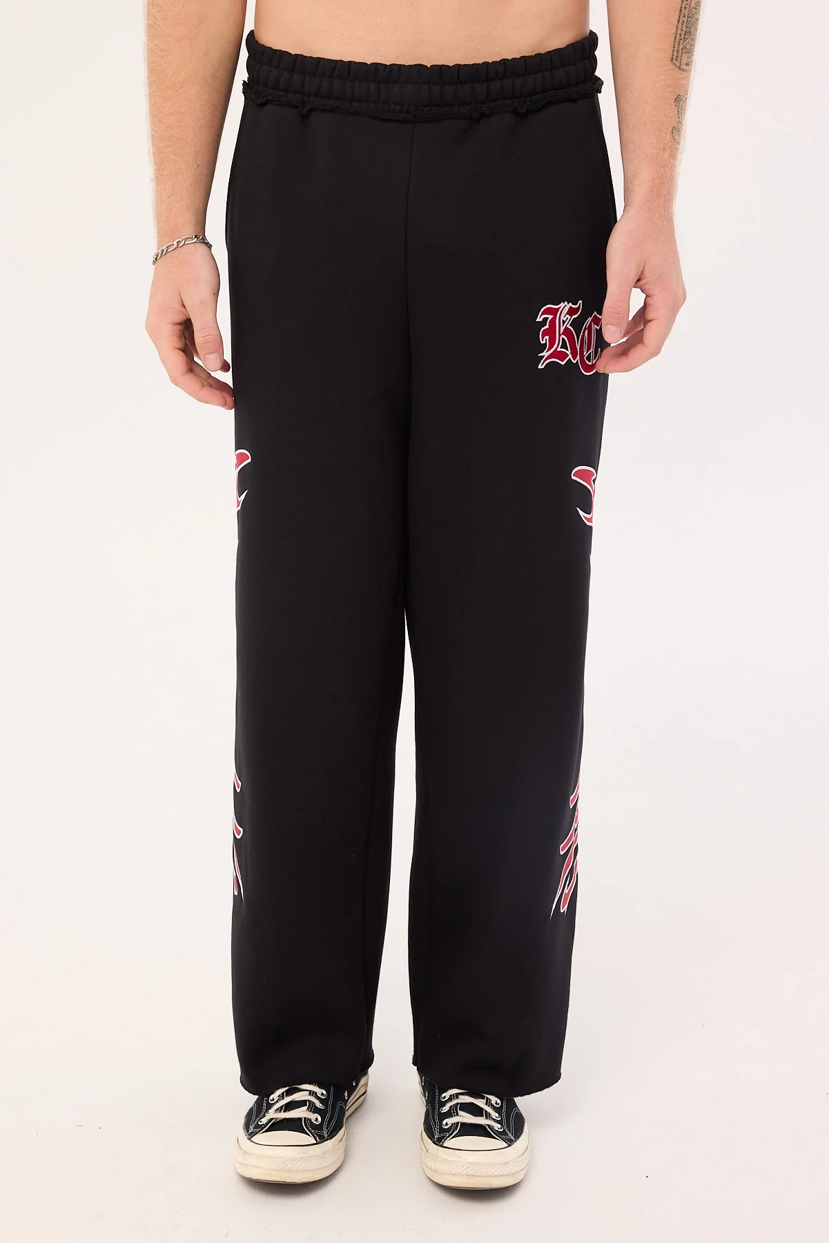Kiss Chacey RAZOR BAGGY SWEATPANTS Jet Black - Image 9