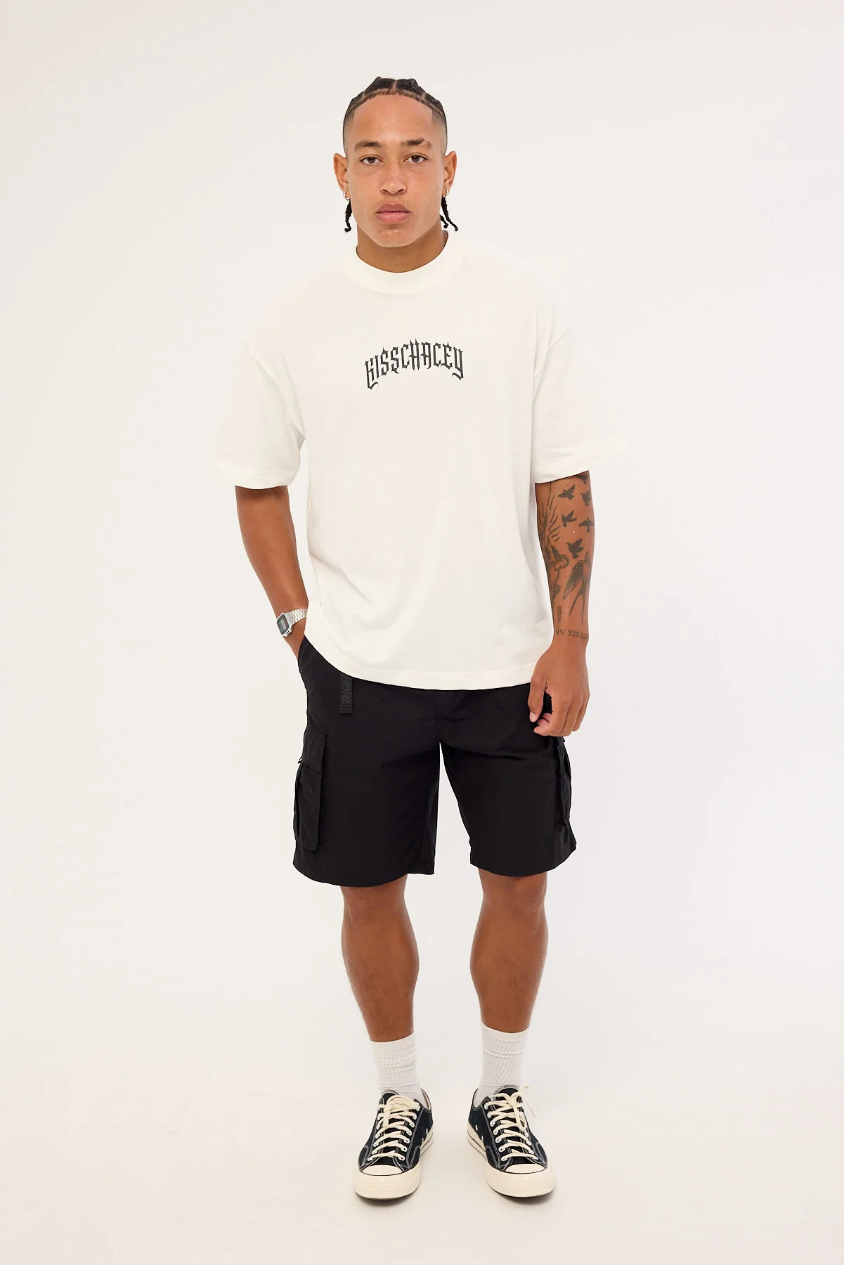 Kiss Chacey Seek Heaven Street Tee Natural White - Image 2