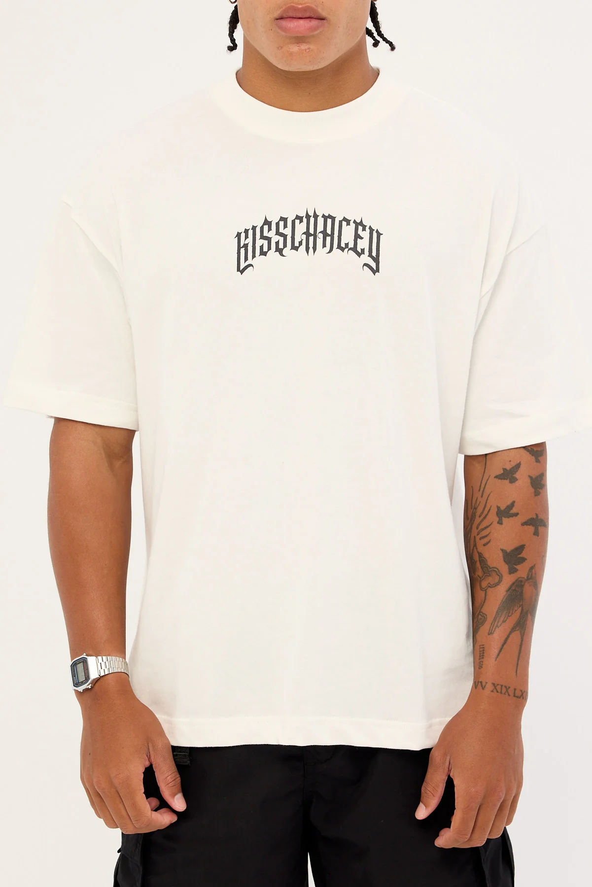 Kiss Chacey Seek Heaven Street Tee Natural White - Image 7