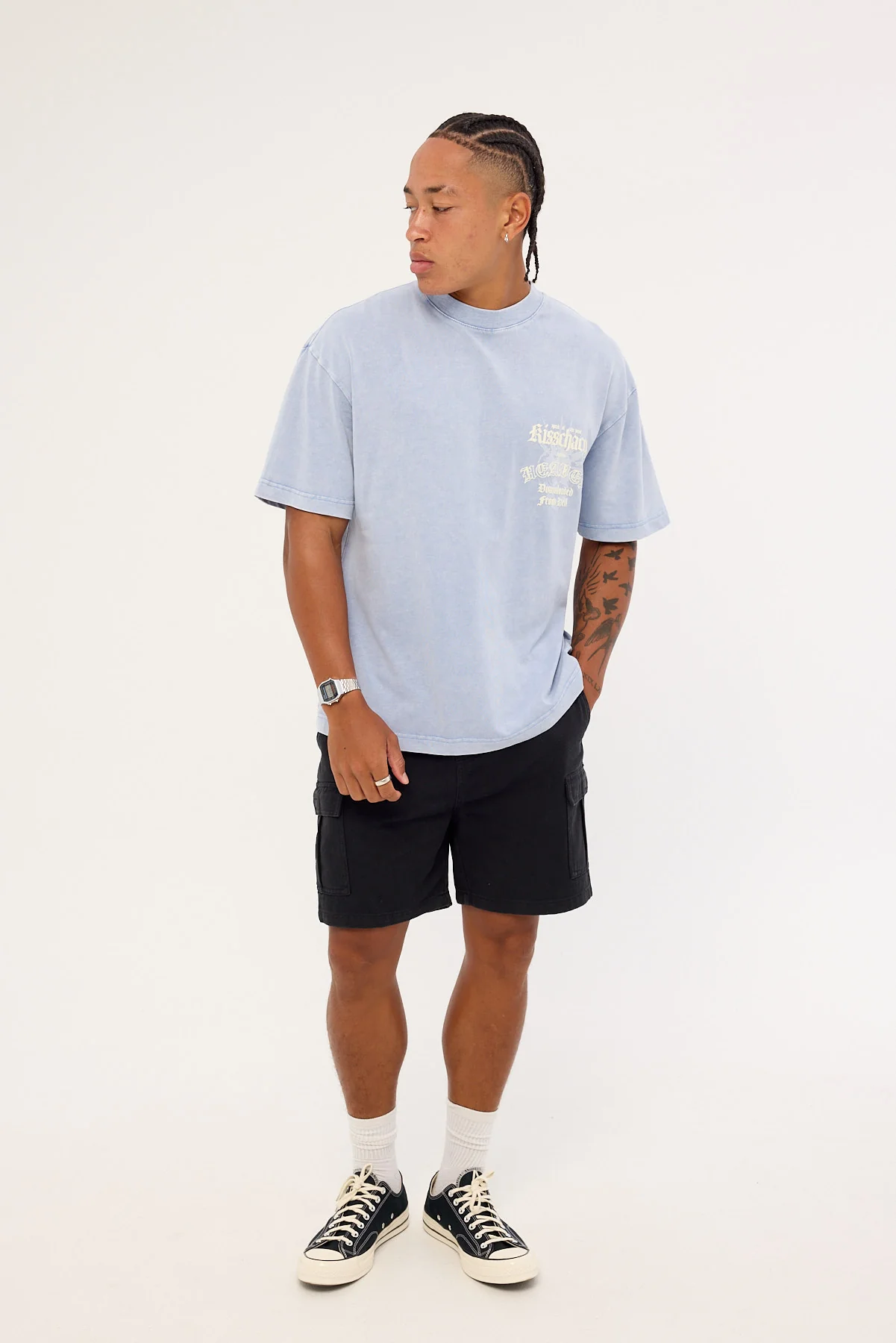 Kiss Chacey Strider Street Tee Snow Allure - Image 2