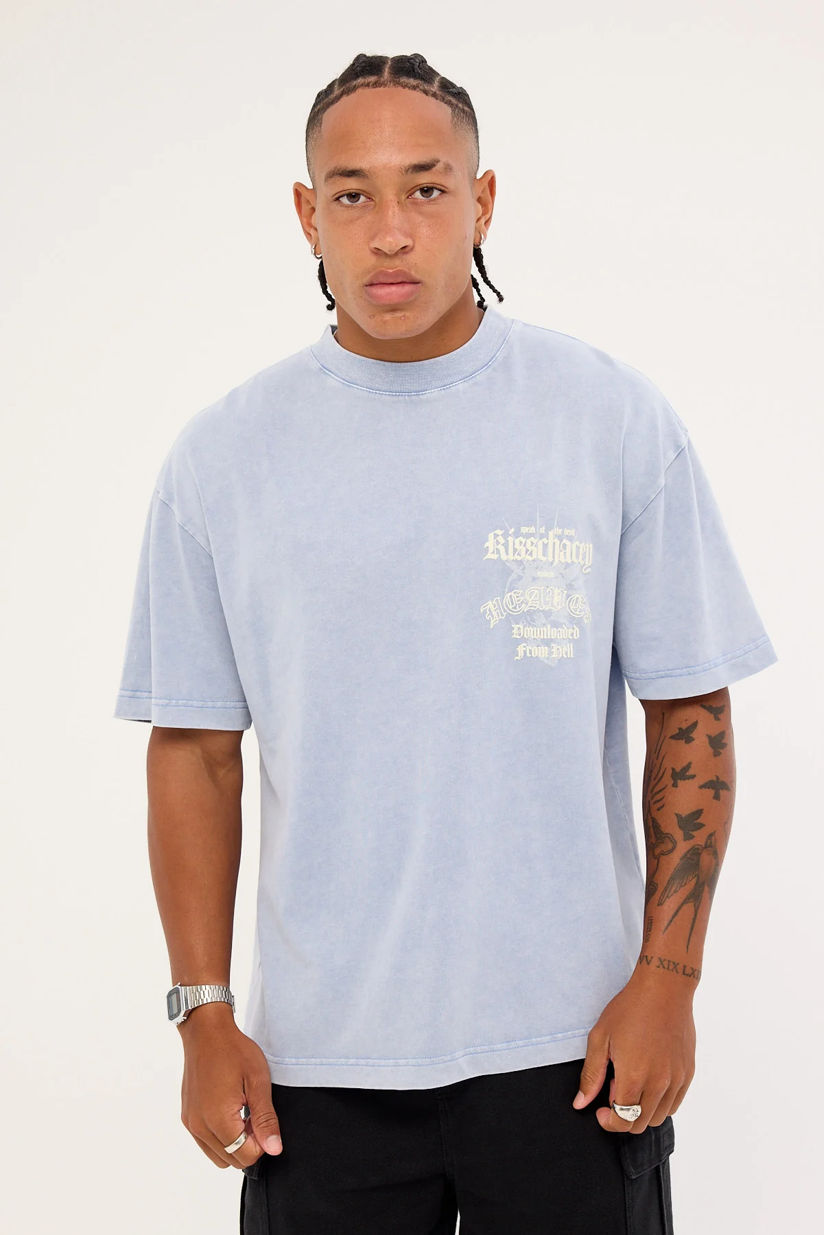 Kiss Chacey Strider Street Tee Snow Allure - Image 3
