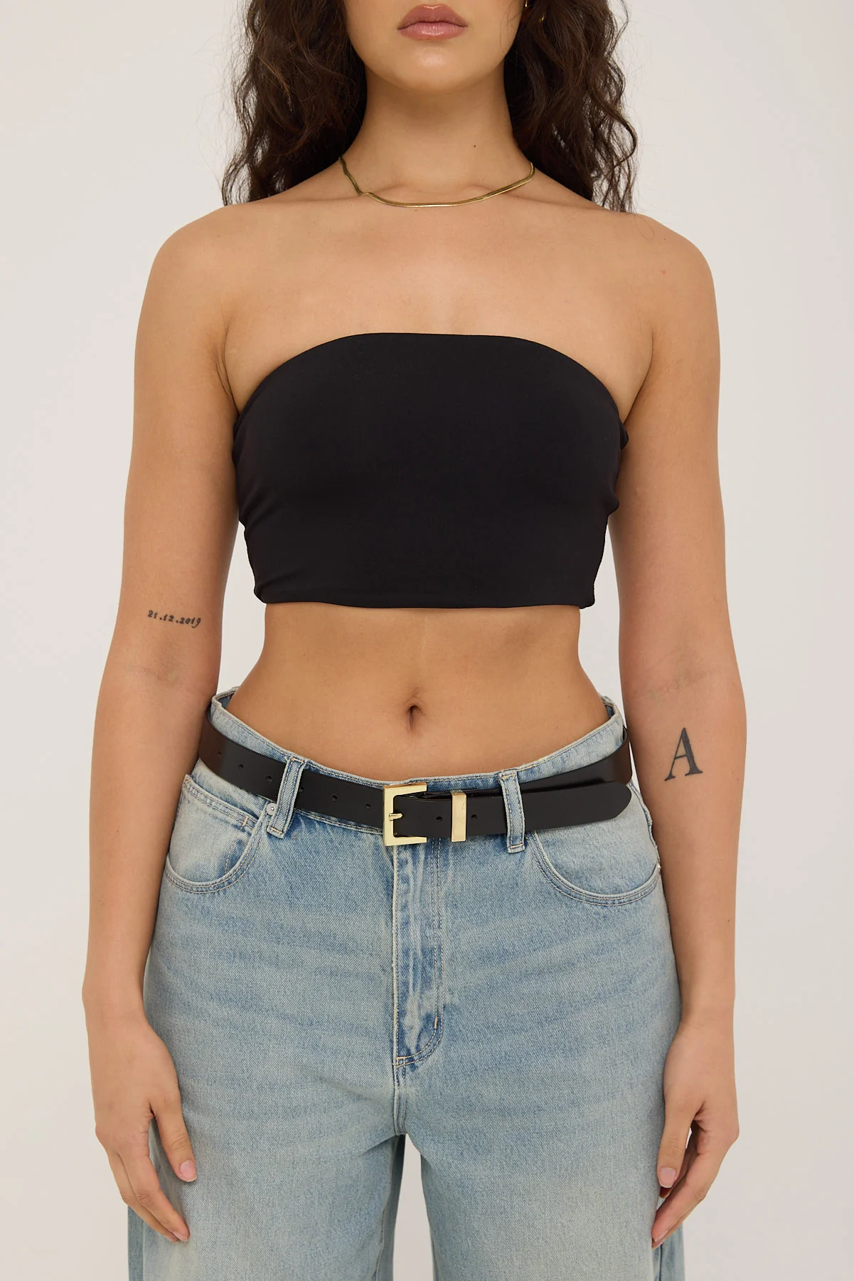 L&t Recycled Strapless Bralette Black - Image 5