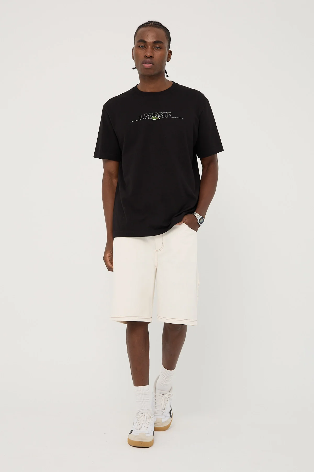 Lacoste Made in France Tee Black