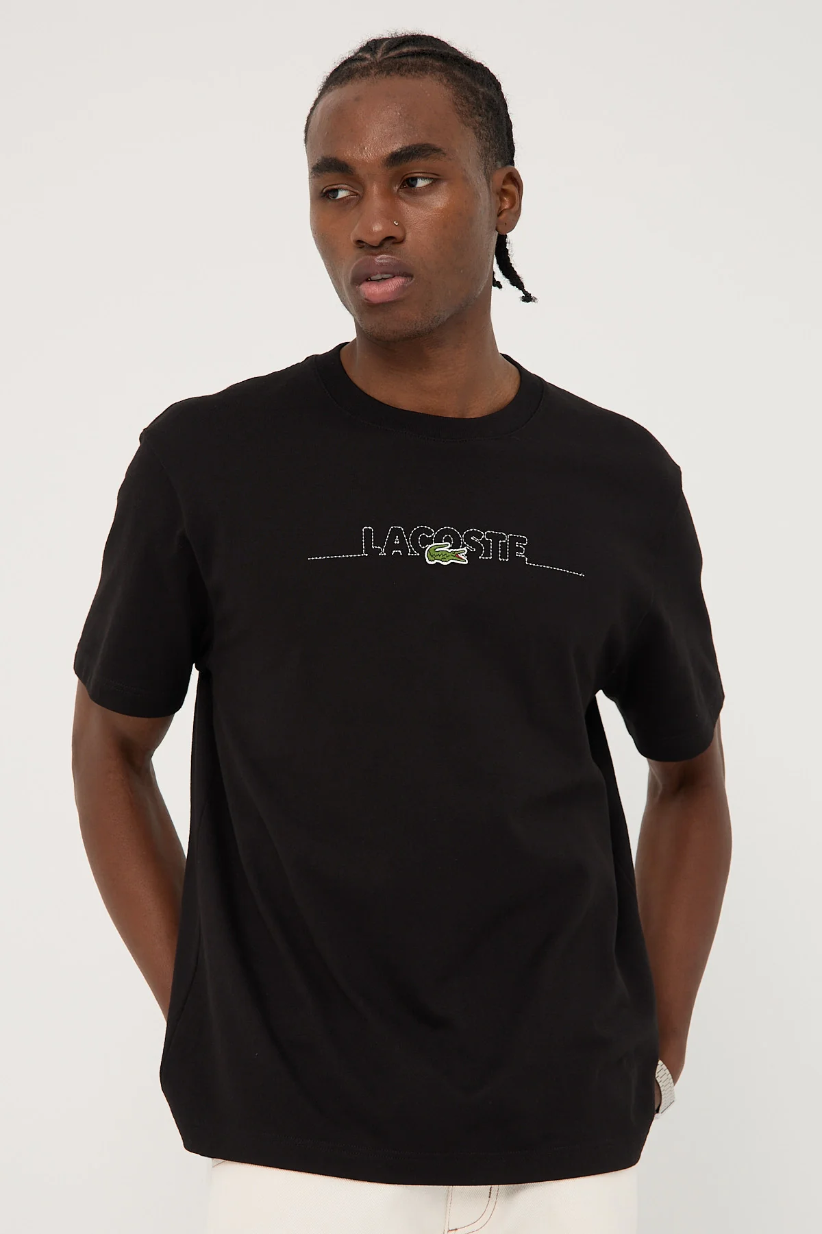 Lacoste Made in France Tee Black - Image 2