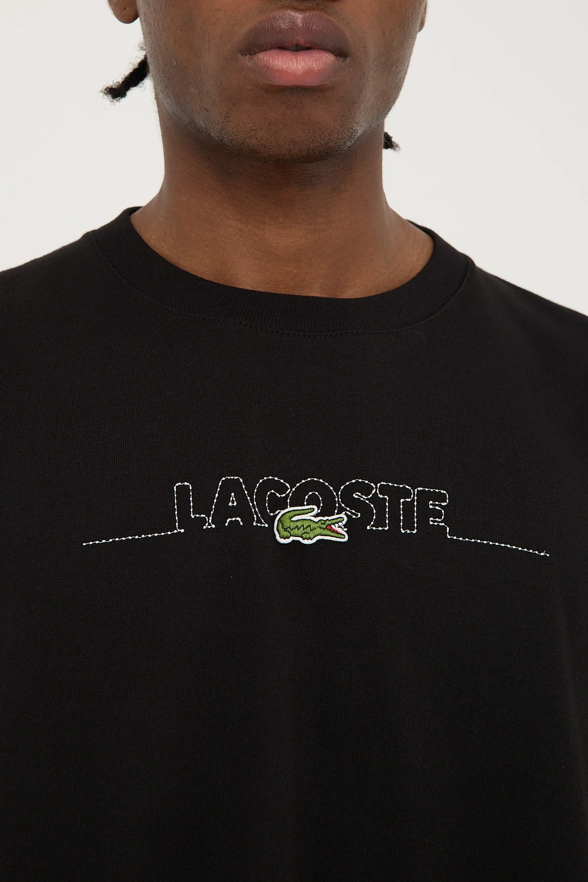 Lacoste Made in France Tee Black - Image 5