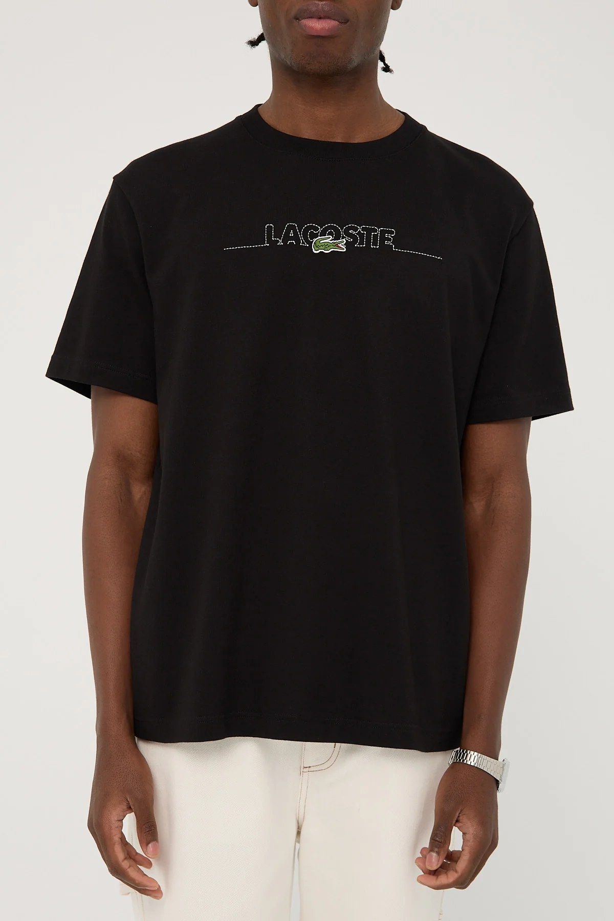 Lacoste Made in France Tee Black - Image 6
