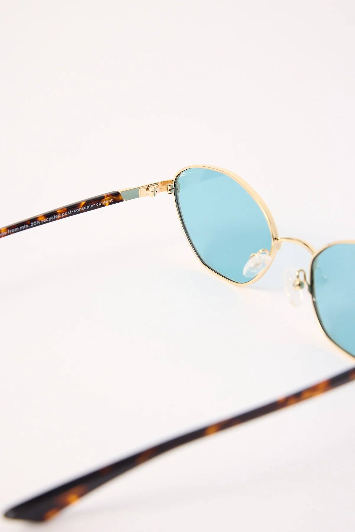 Le Specs Le Bebe Gold Aqua Mono - Image 3