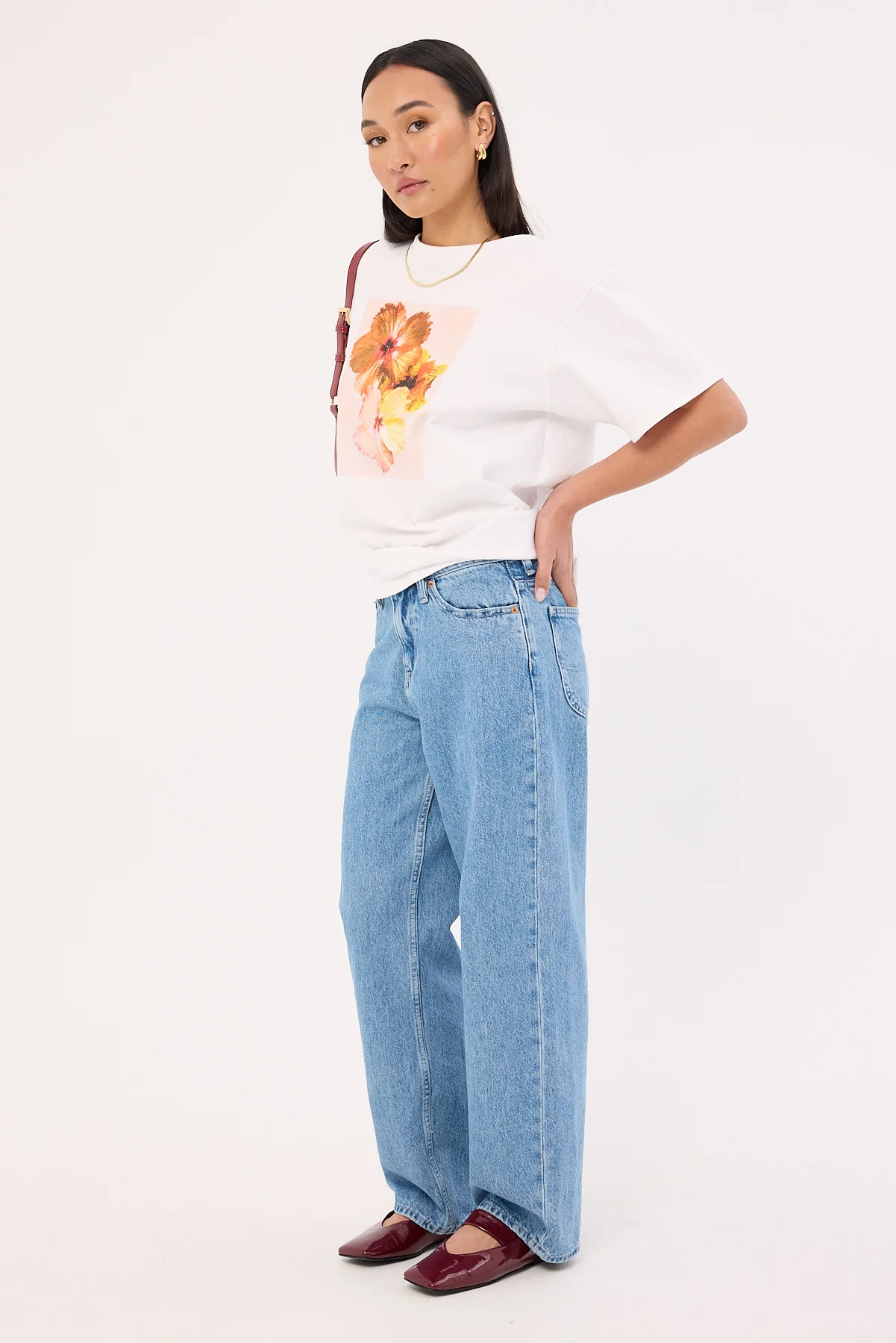 Lee 90s Mid Baggy Petite Blue State - Image 4