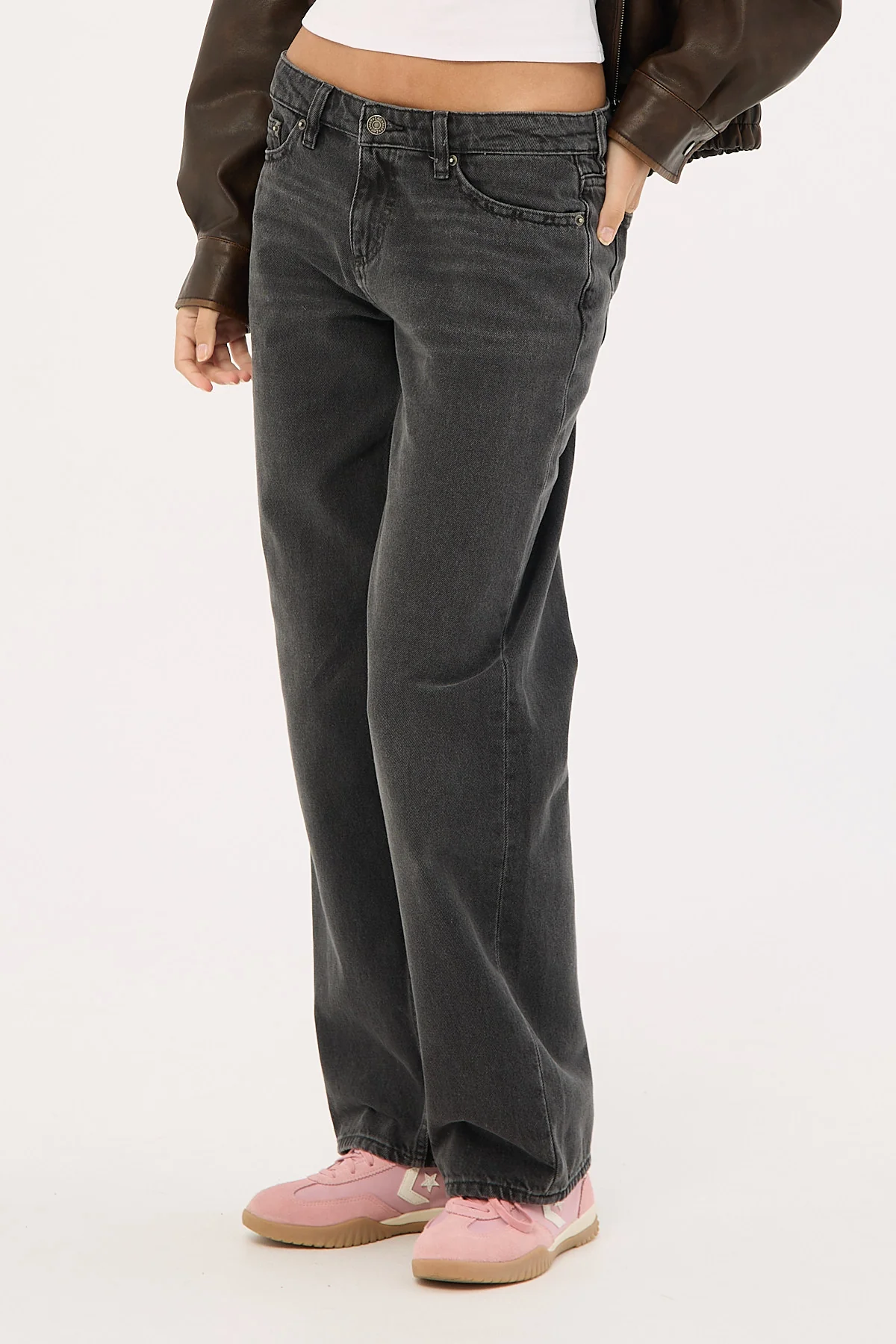 Lee Low Baggy Jean Asphalt - Image 4