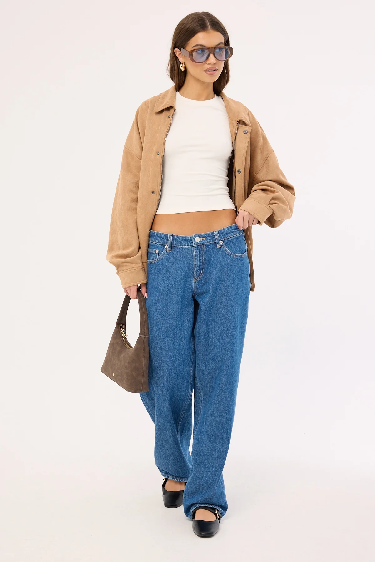 Lee Low Baggy Jean Blue Quarter