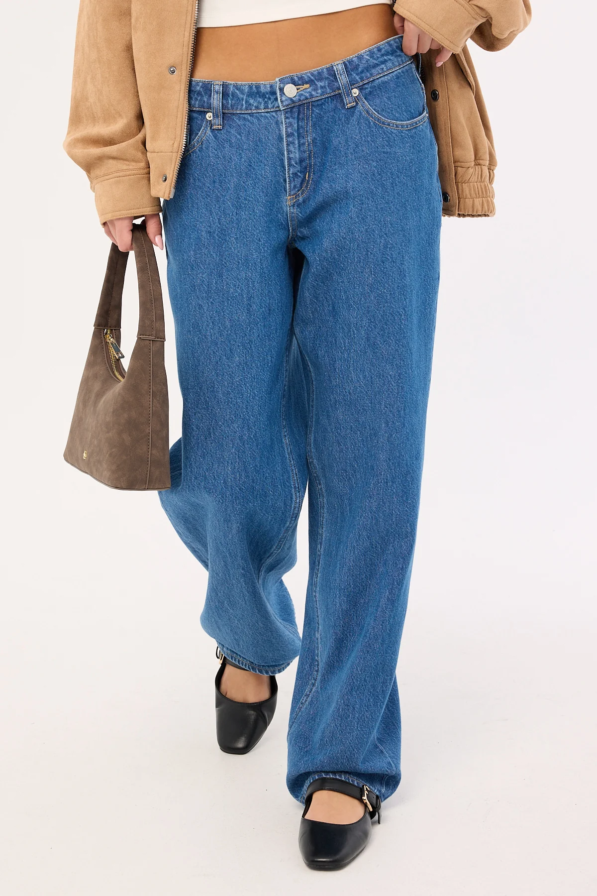 Lee Low Baggy Jean Blue Quarter - Image 3