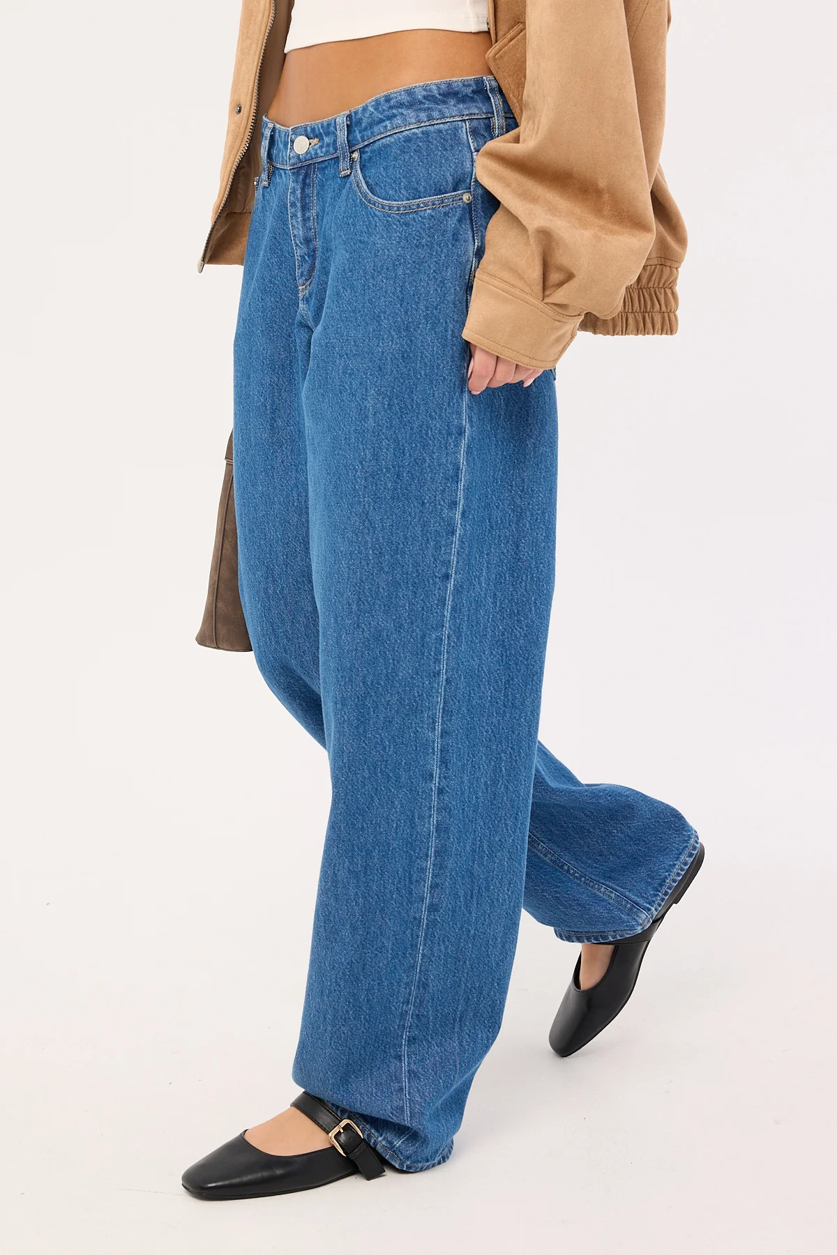 Lee Low Baggy Jean Blue Quarter - Image 5