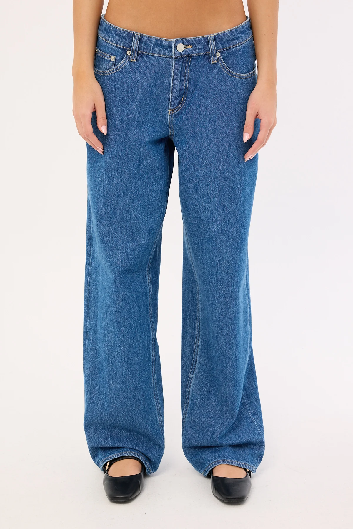 Lee Low Baggy Jean Blue Quarter - Image 7