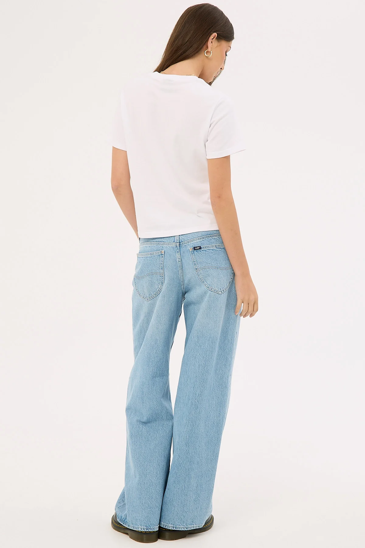 Lee Low Slouch Jean Skyline Blue - Image 6