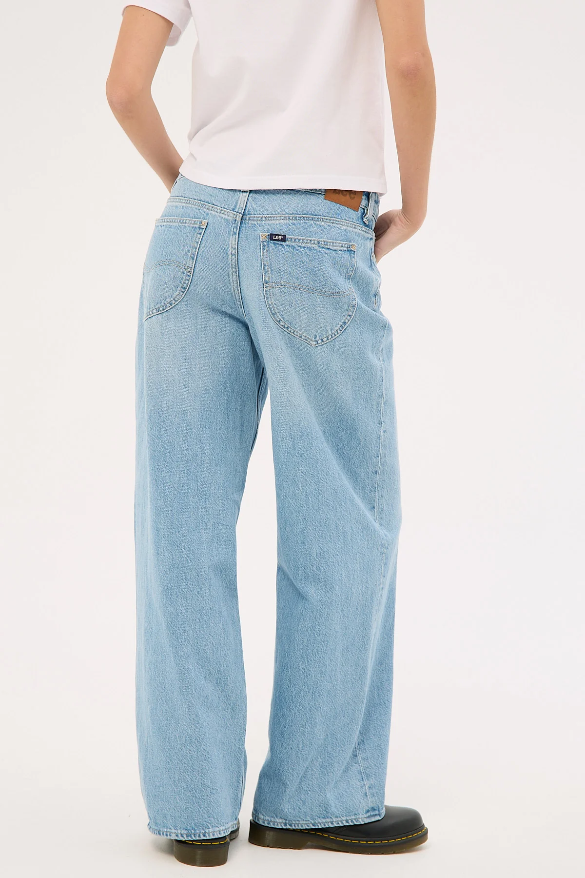 Lee Low Slouch Jean Skyline Blue - Image 7