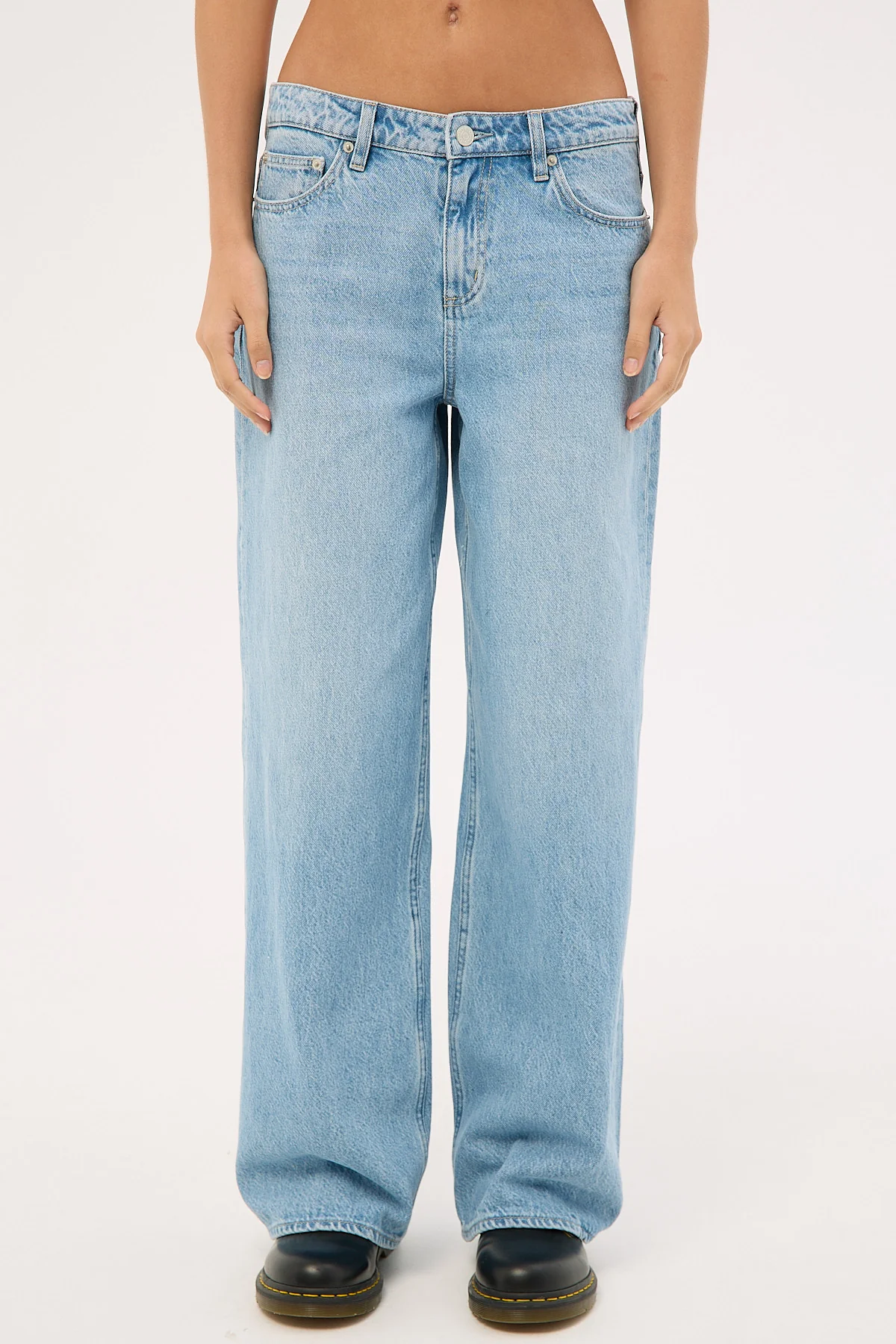 Lee Low Slouch Jean Skyline Blue - Image 9