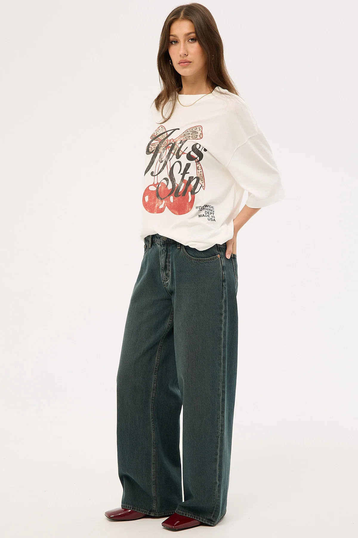 Lee Low Slouch Jean Smoked Tea - Image 3