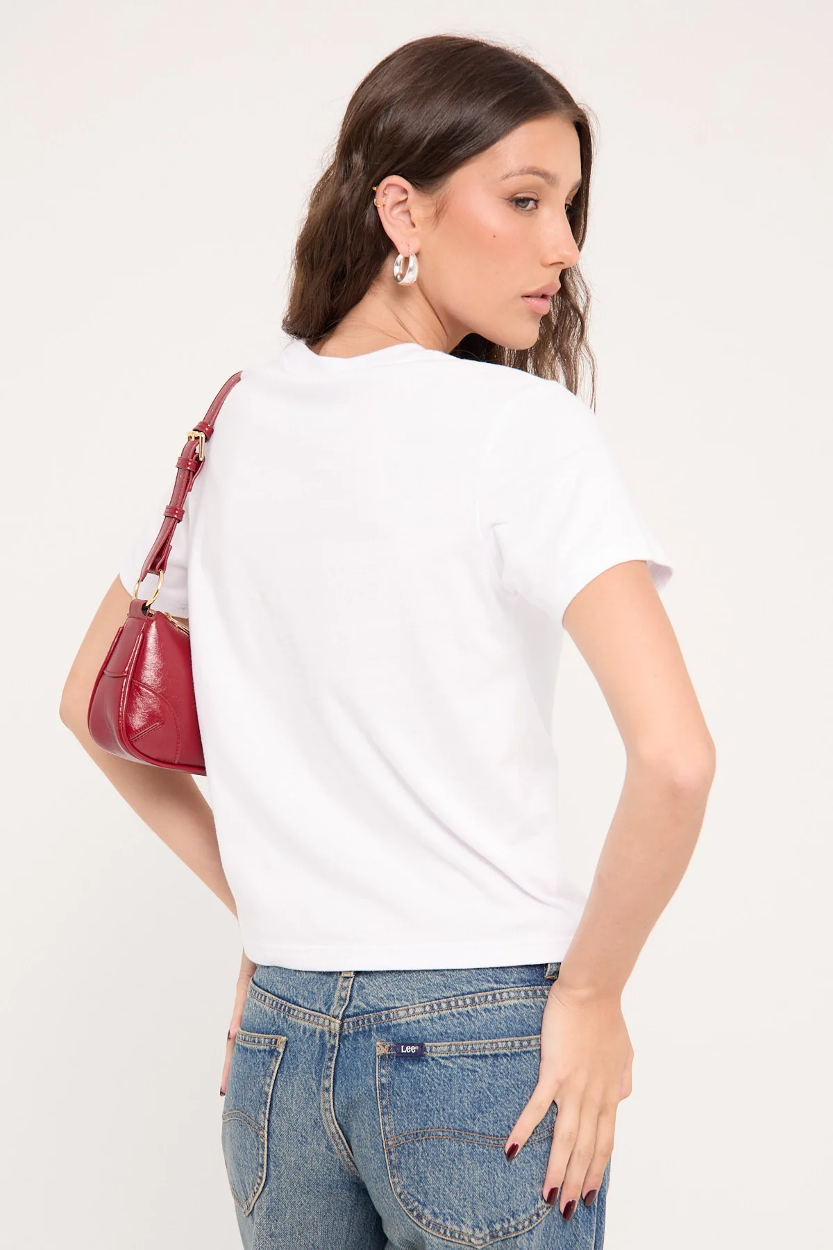 Lee Martini Shrunken Tee Optic White - Image 4