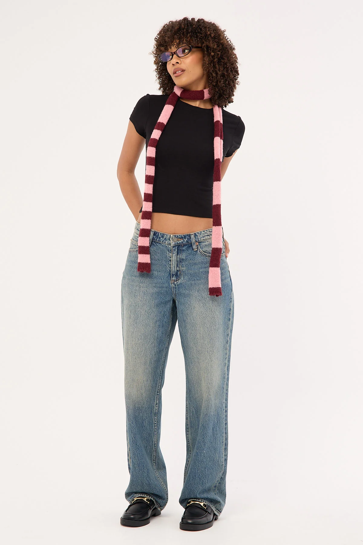 Lee Mid Baggy Jean Indigo Haze