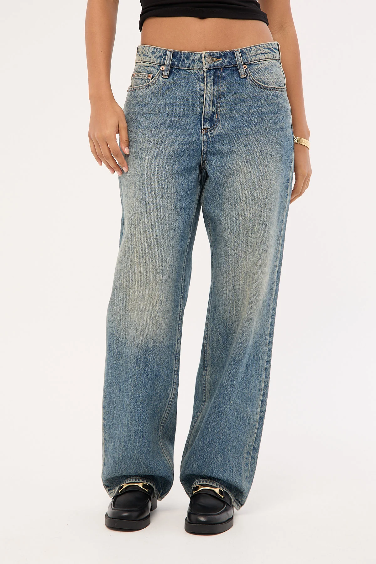 Lee Mid Baggy Jean Indigo Haze - Image 2