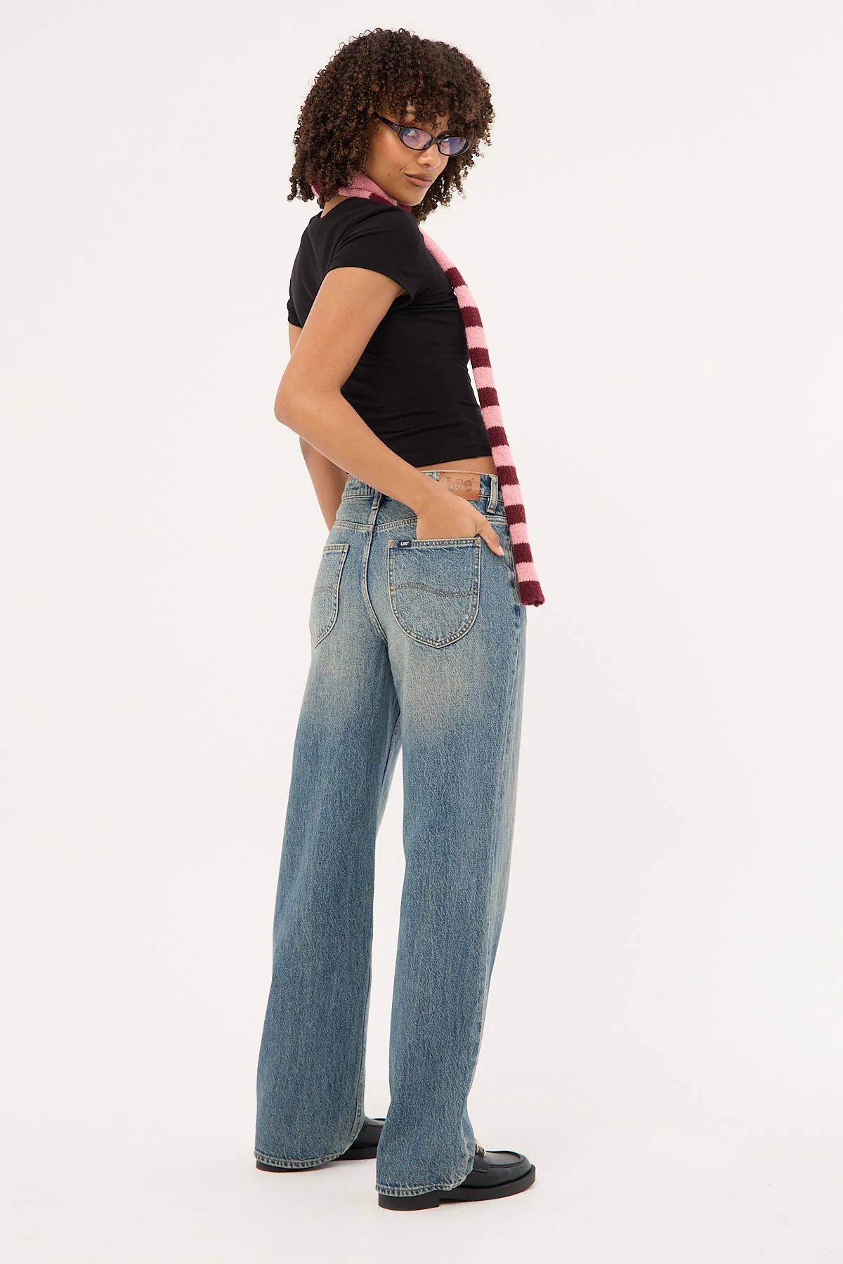 Lee Mid Baggy Jean Indigo Haze - Image 5