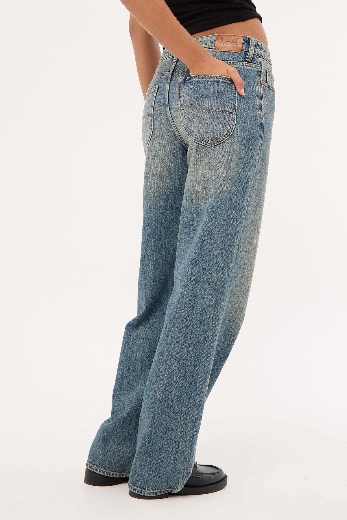 Lee Mid Baggy Jean Indigo Haze - Image 6
