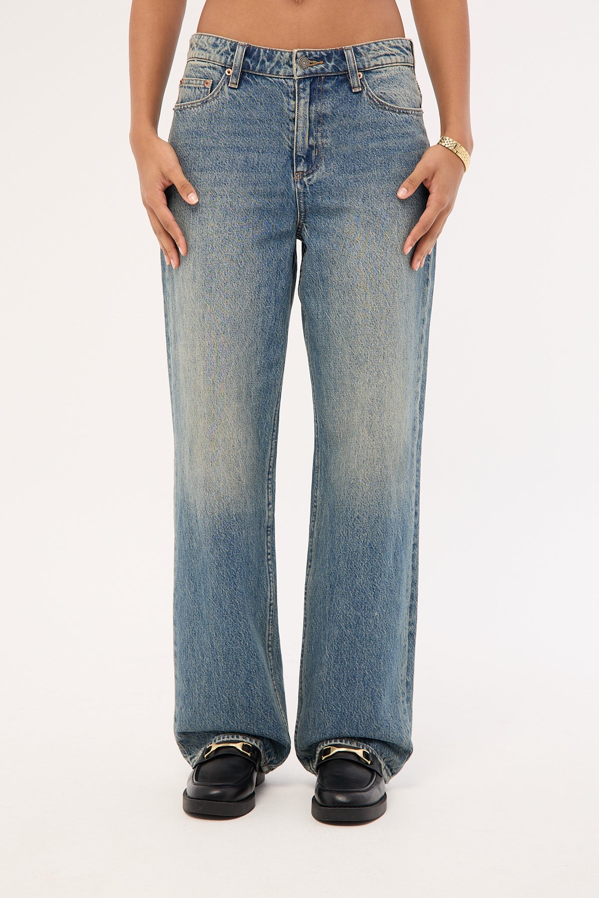 Lee Mid Baggy Jean Indigo Haze - Image 8