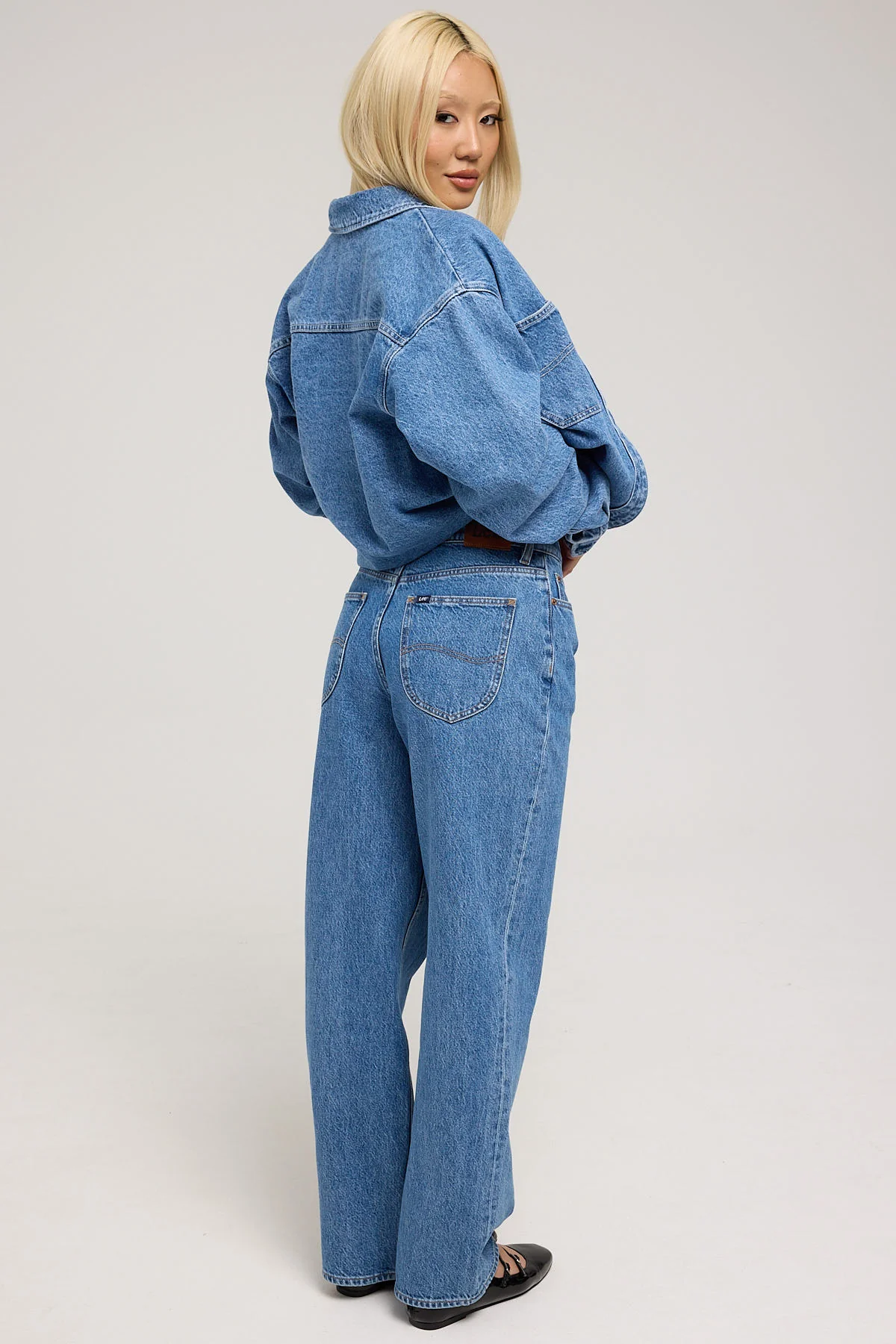 Lee Mid Baggy Signature Next Blue - Image 10