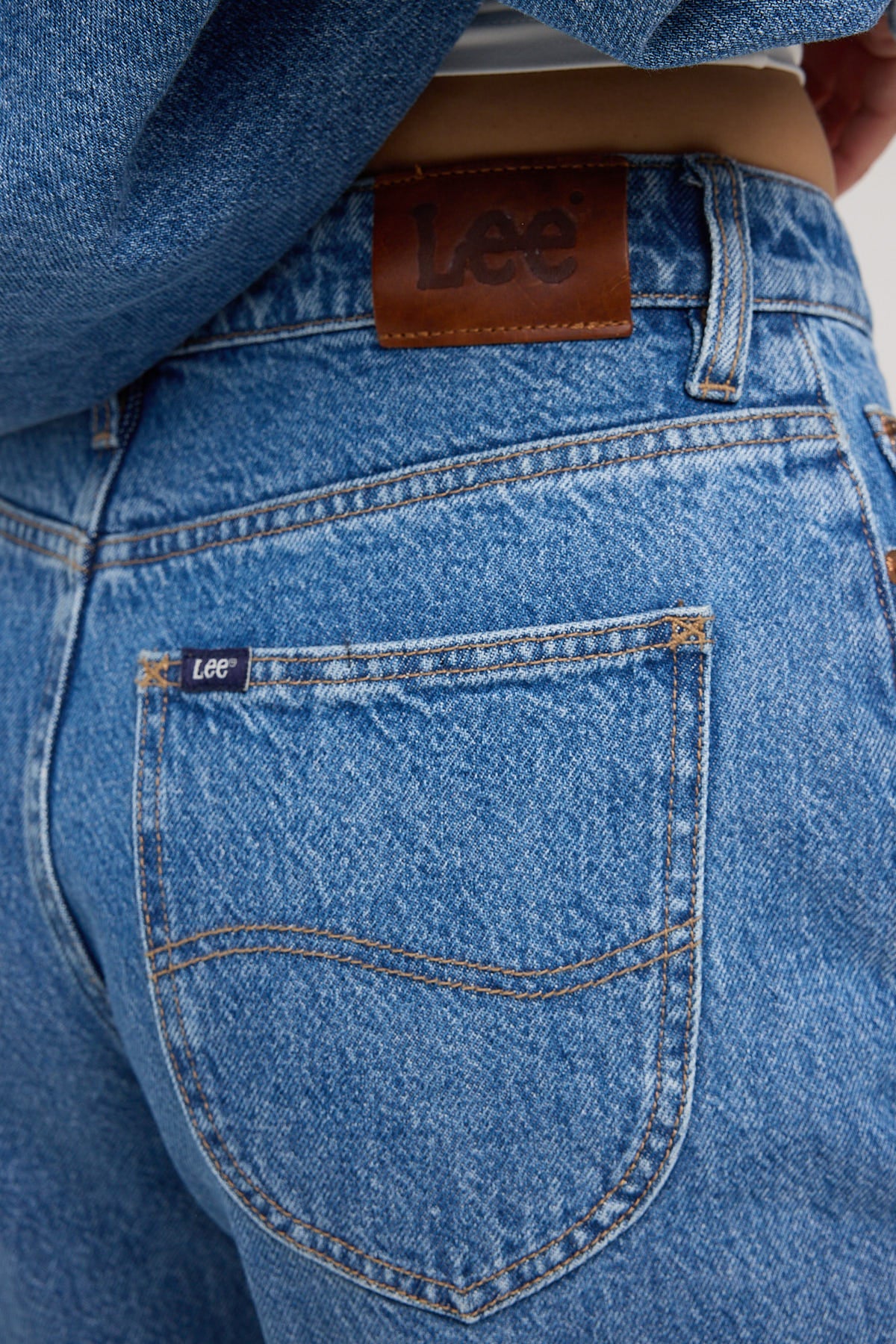 Lee Mid Baggy Signature Next Blue - Image 11