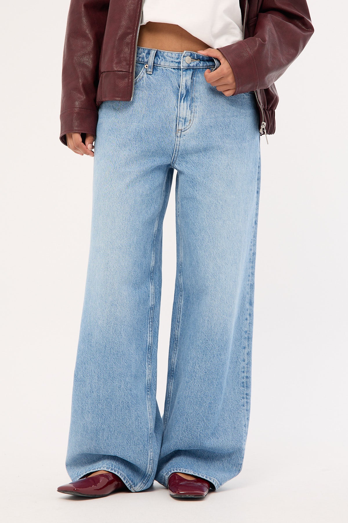 Lee Mid Slouch Jean Down Town Fade - Image 2