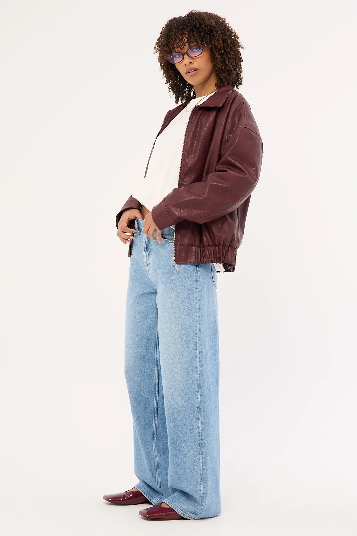 Lee Mid Slouch Jean Down Town Fade - Image 3