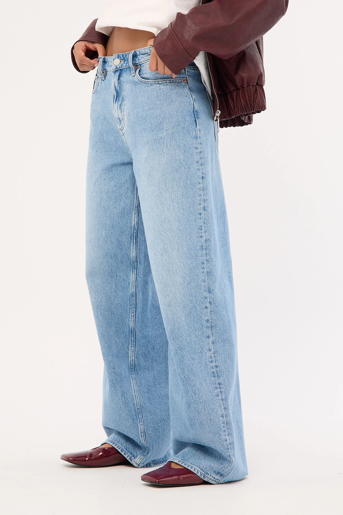 Lee Mid Slouch Jean Down Town Fade - Image 4
