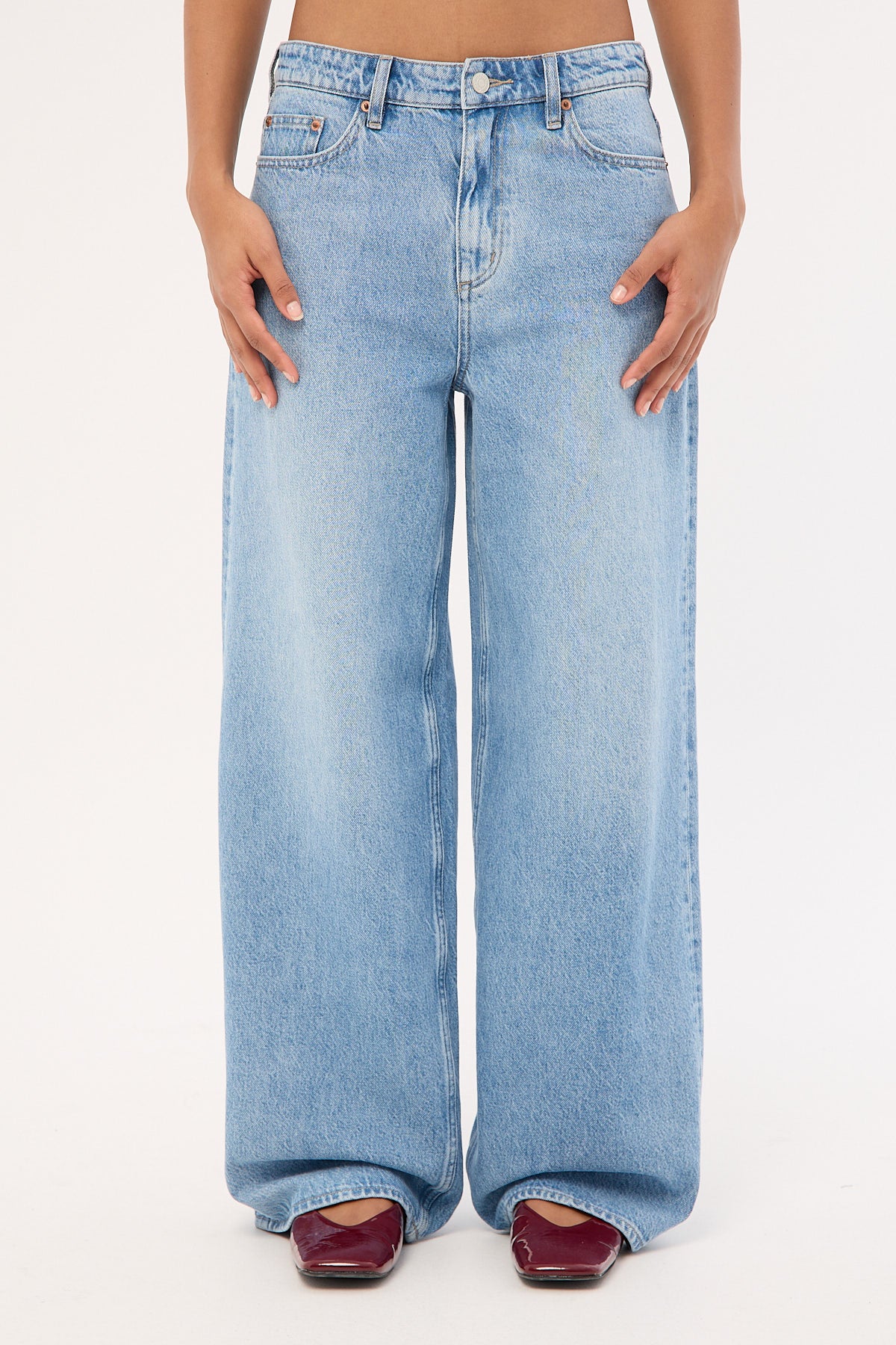 Lee Mid Slouch Jean Down Town Fade - Image 8