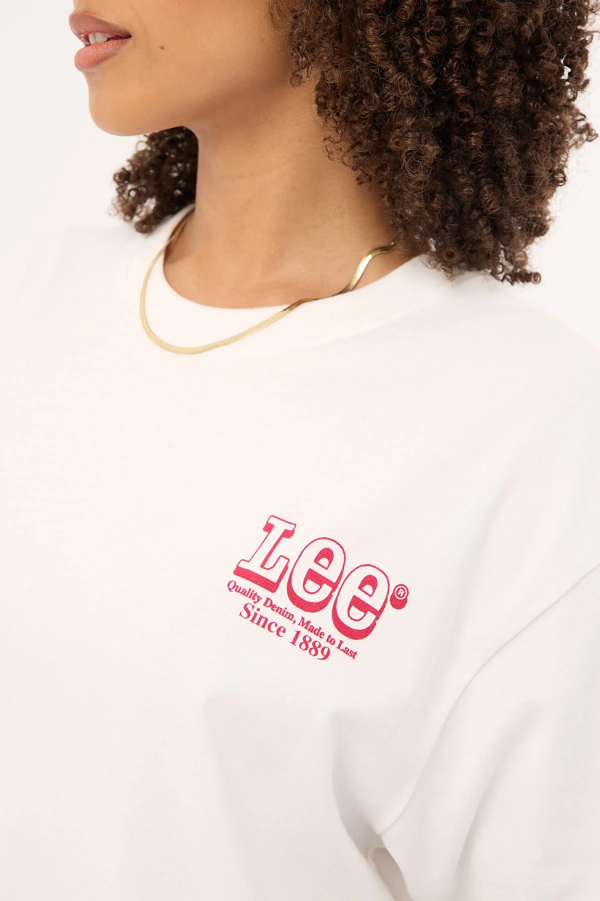 Lee Pattern Room Baggy Tee Optic White - Image 7