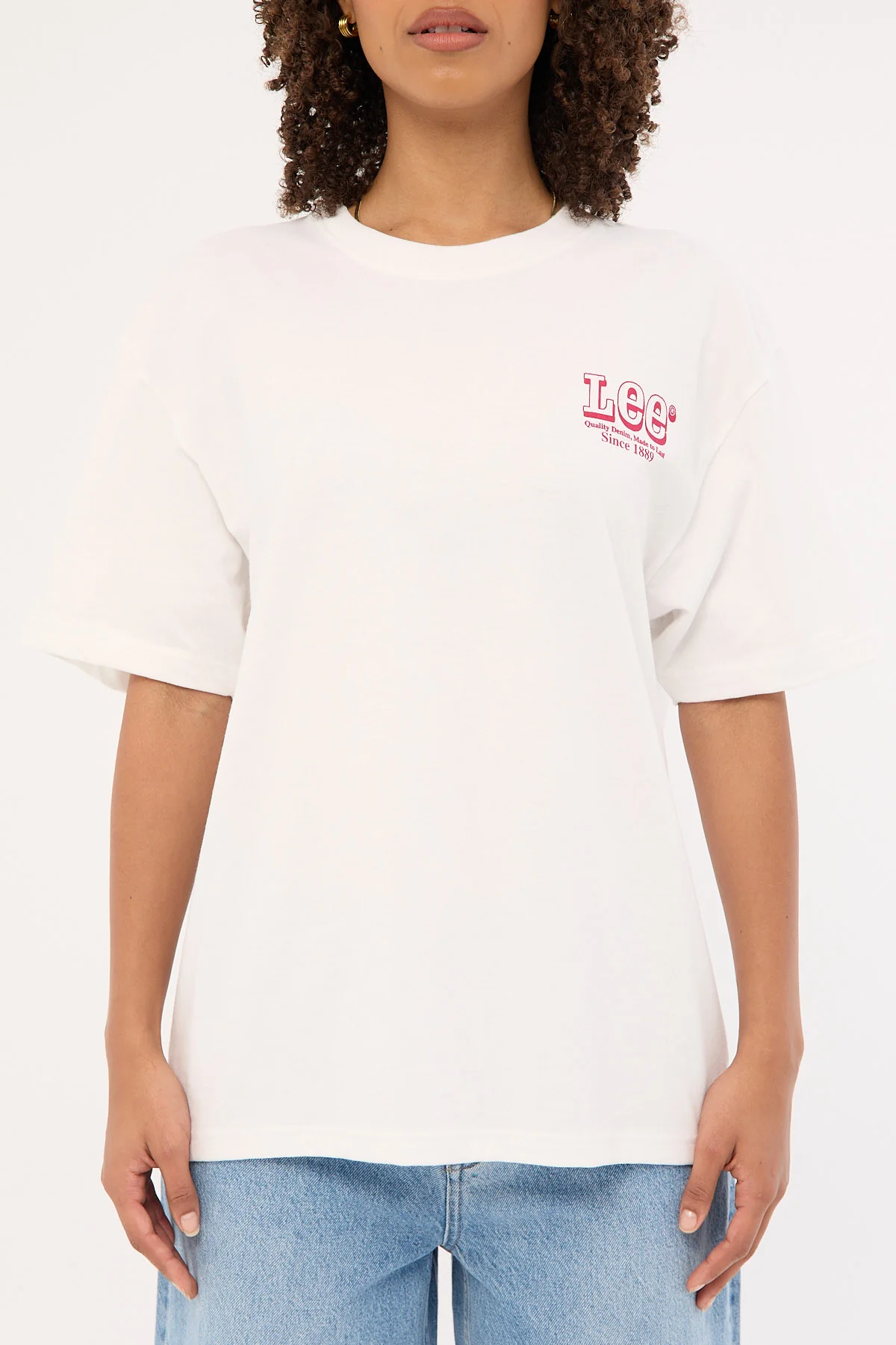 Lee Pattern Room Baggy Tee Optic White - Image 8