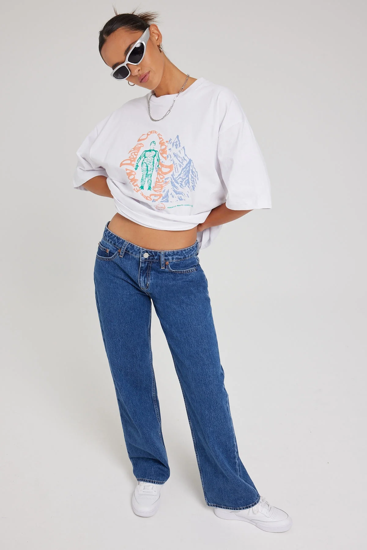 Lee Y2K Low Baggy Jean Famous Blue