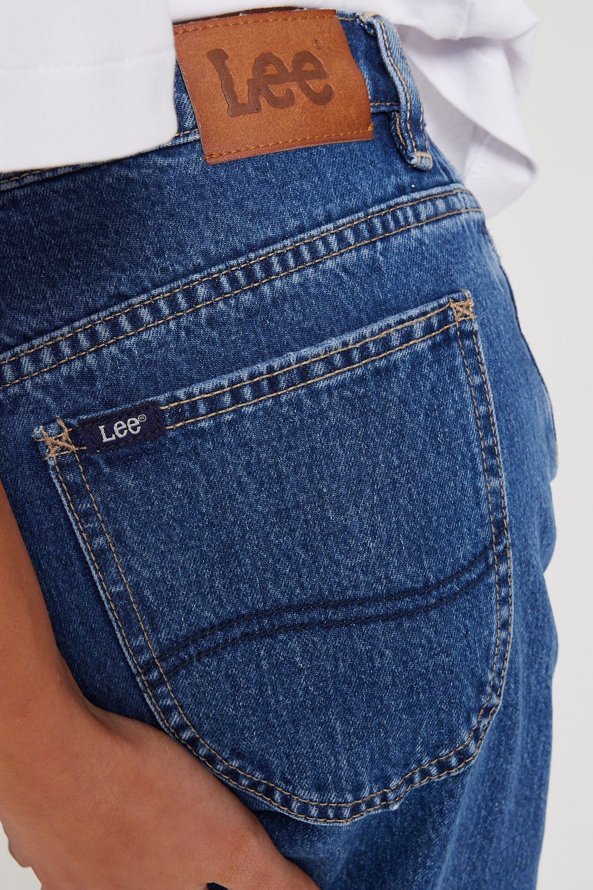 Lee Y2K Low Baggy Jean Famous Blue - Image 7