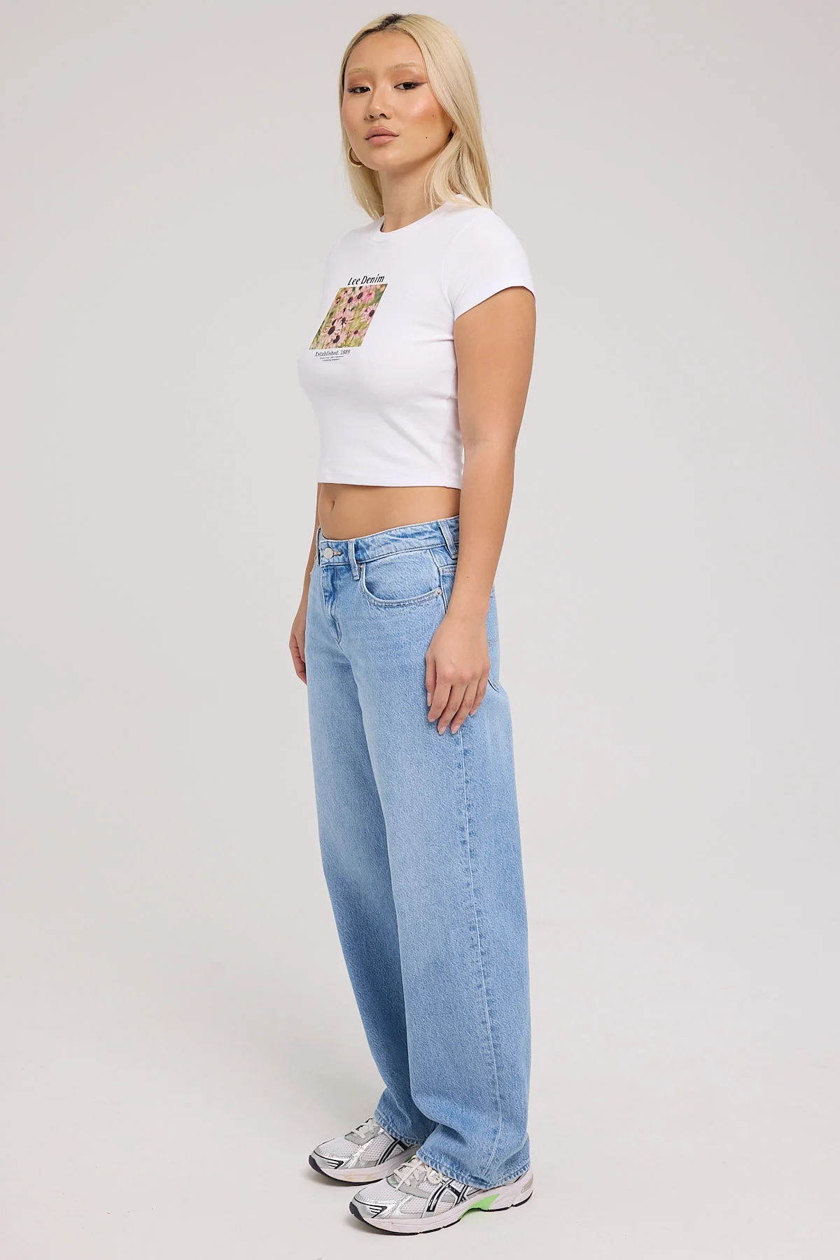 Lee Y2K Low Baggy Jean Lakeside Blue - Image 3