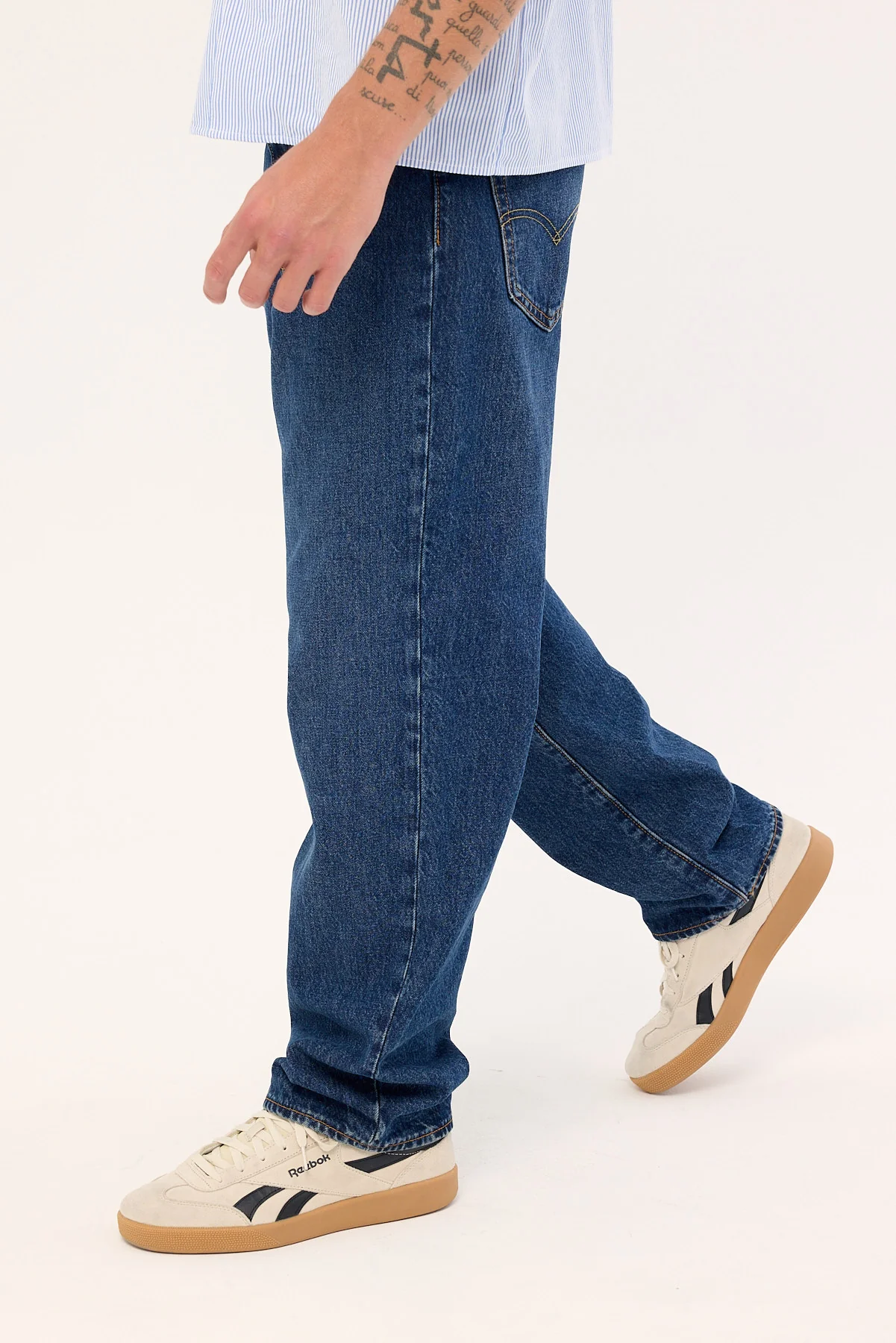 Levi's 568 LOOSE STRAIGHT CHECK THE SCORE - Image 4